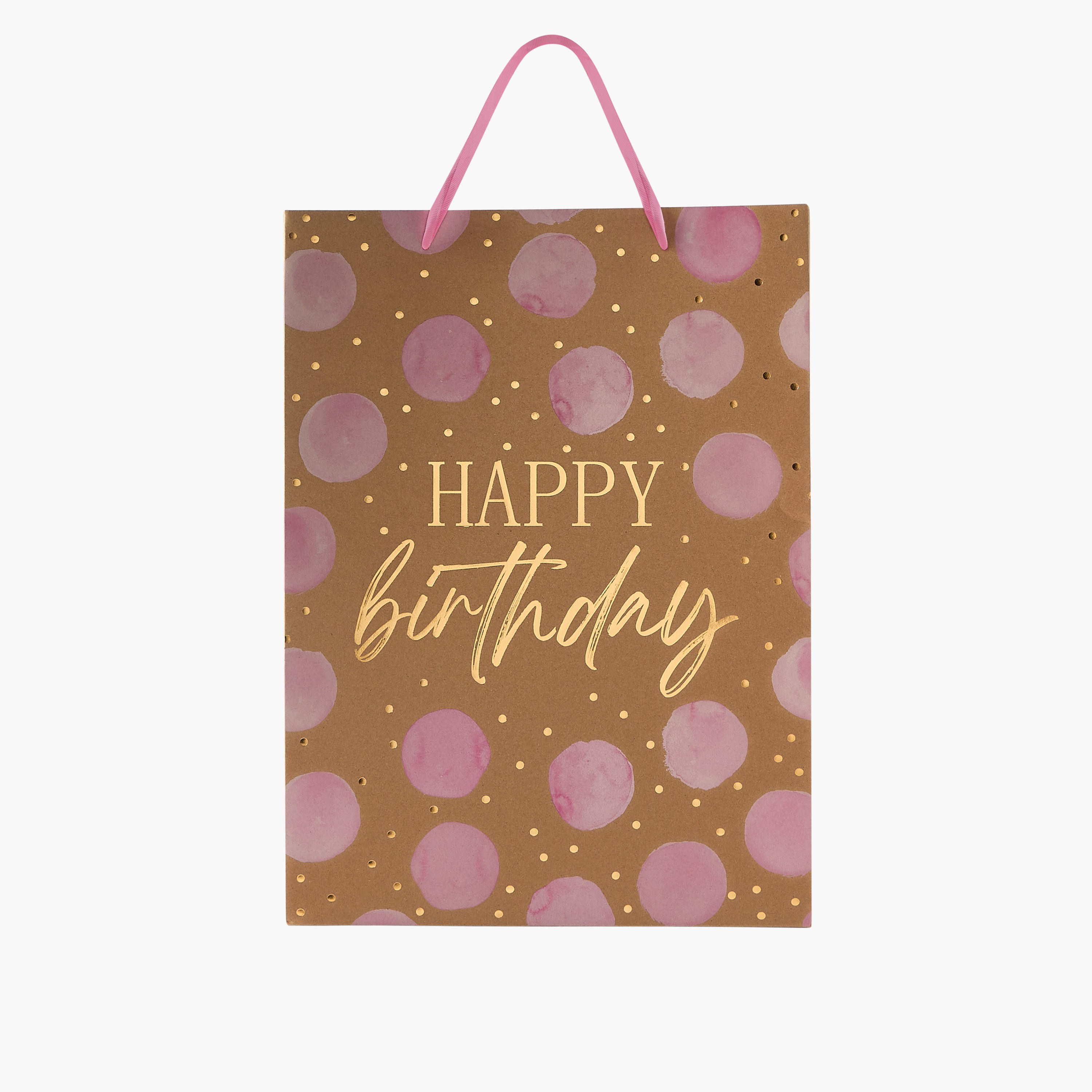 Findz Happy Birthday Print Paper Gift Bag - 31x12x42 cms-household-giftingaccessories-giftings-image-1