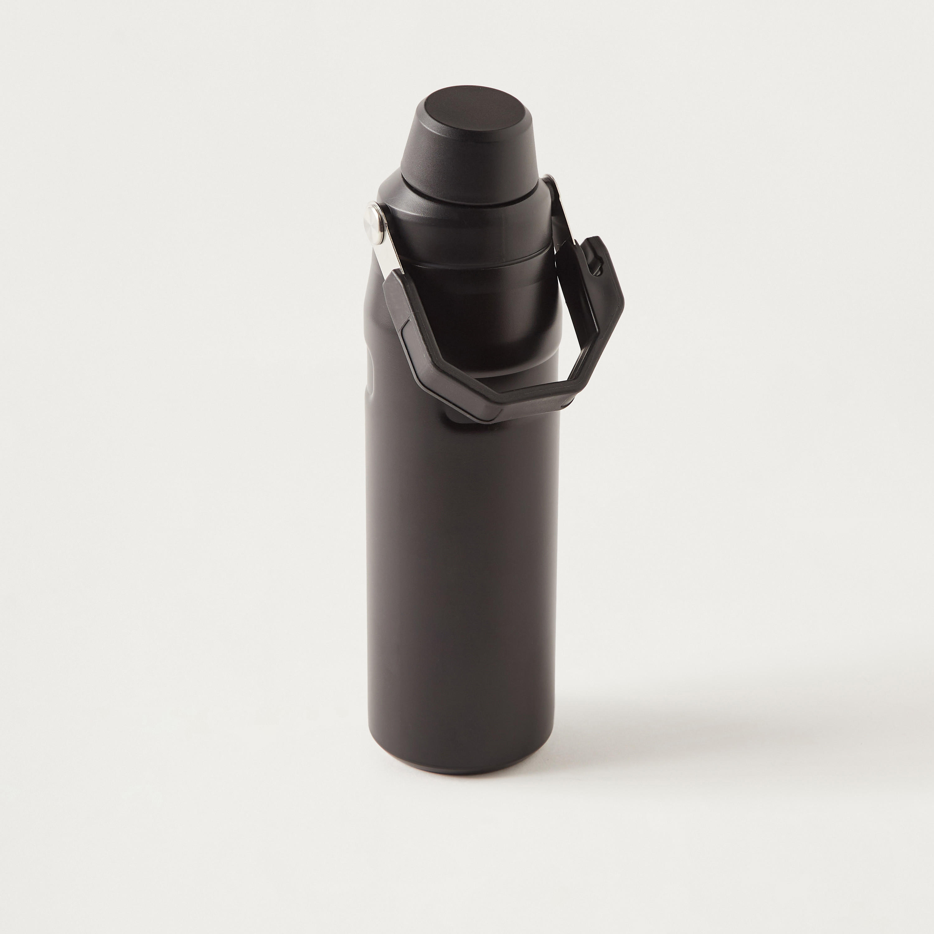 Solid Stainless Steel Water Bottle with Handle - 750 ml-school-waterbottles-image-2