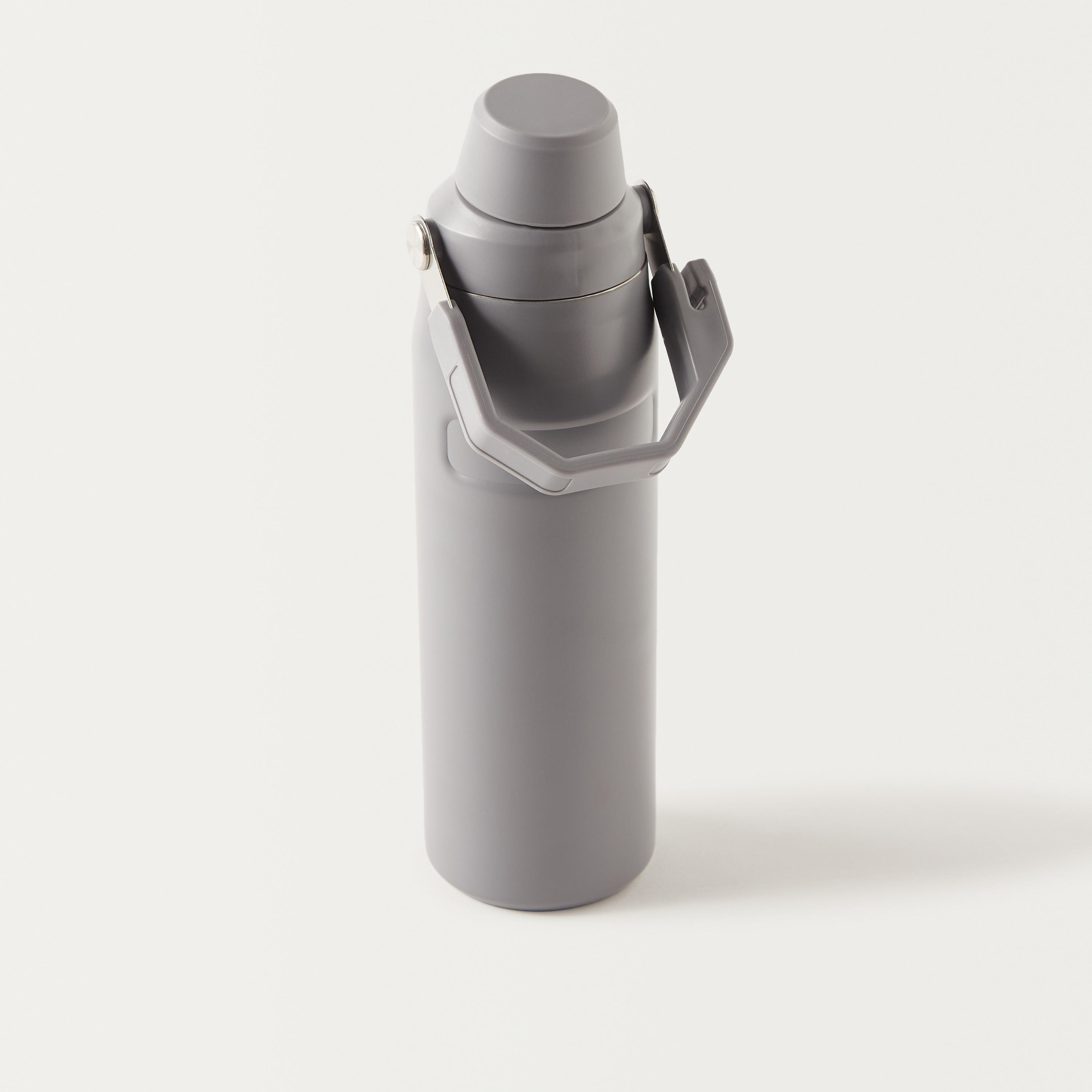 Solid Stainless Steel Water Bottle with Handle - 750 ml-school-waterbottles-image-2