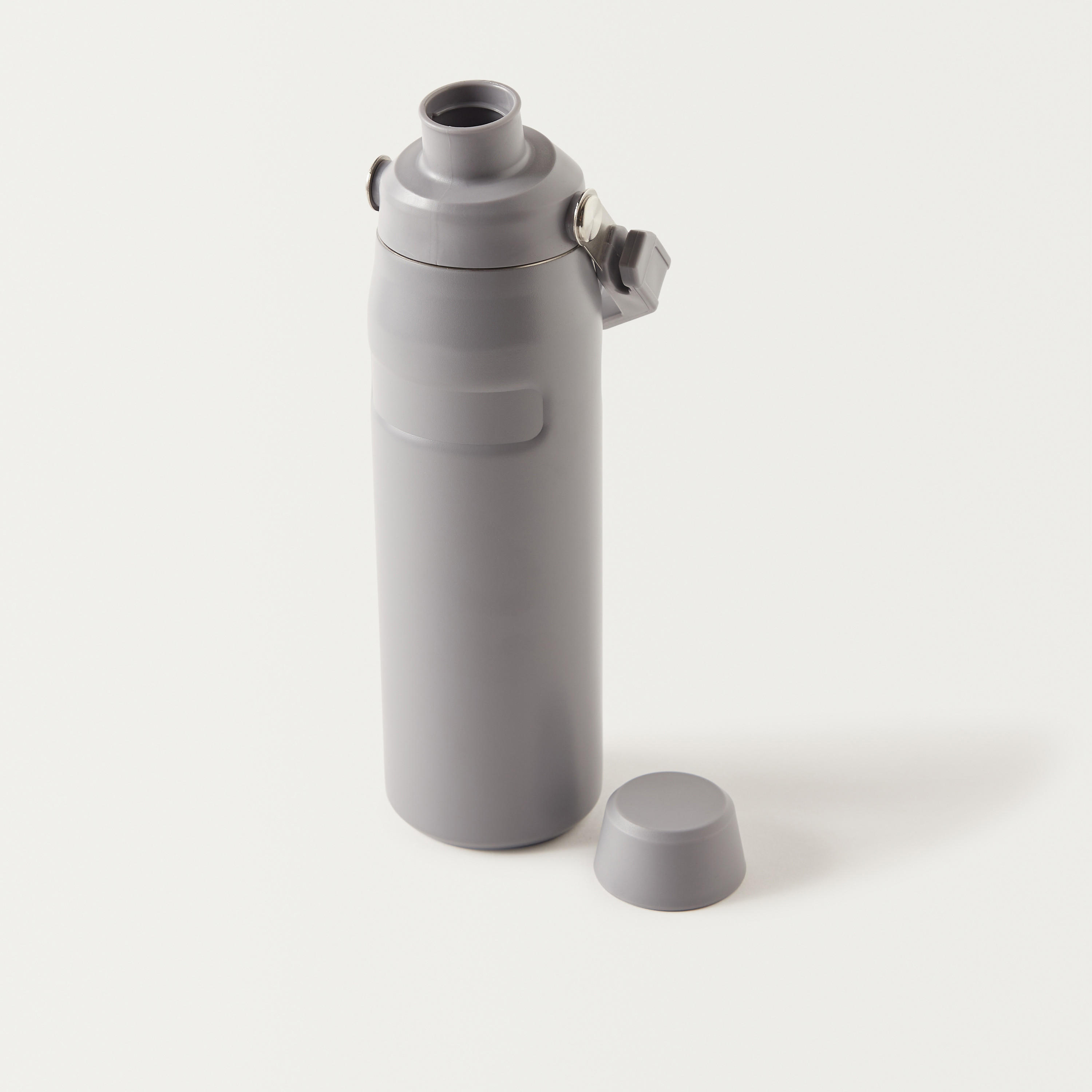 Solid Stainless Steel Water Bottle with Handle - 750 ml-school-waterbottles-image-4