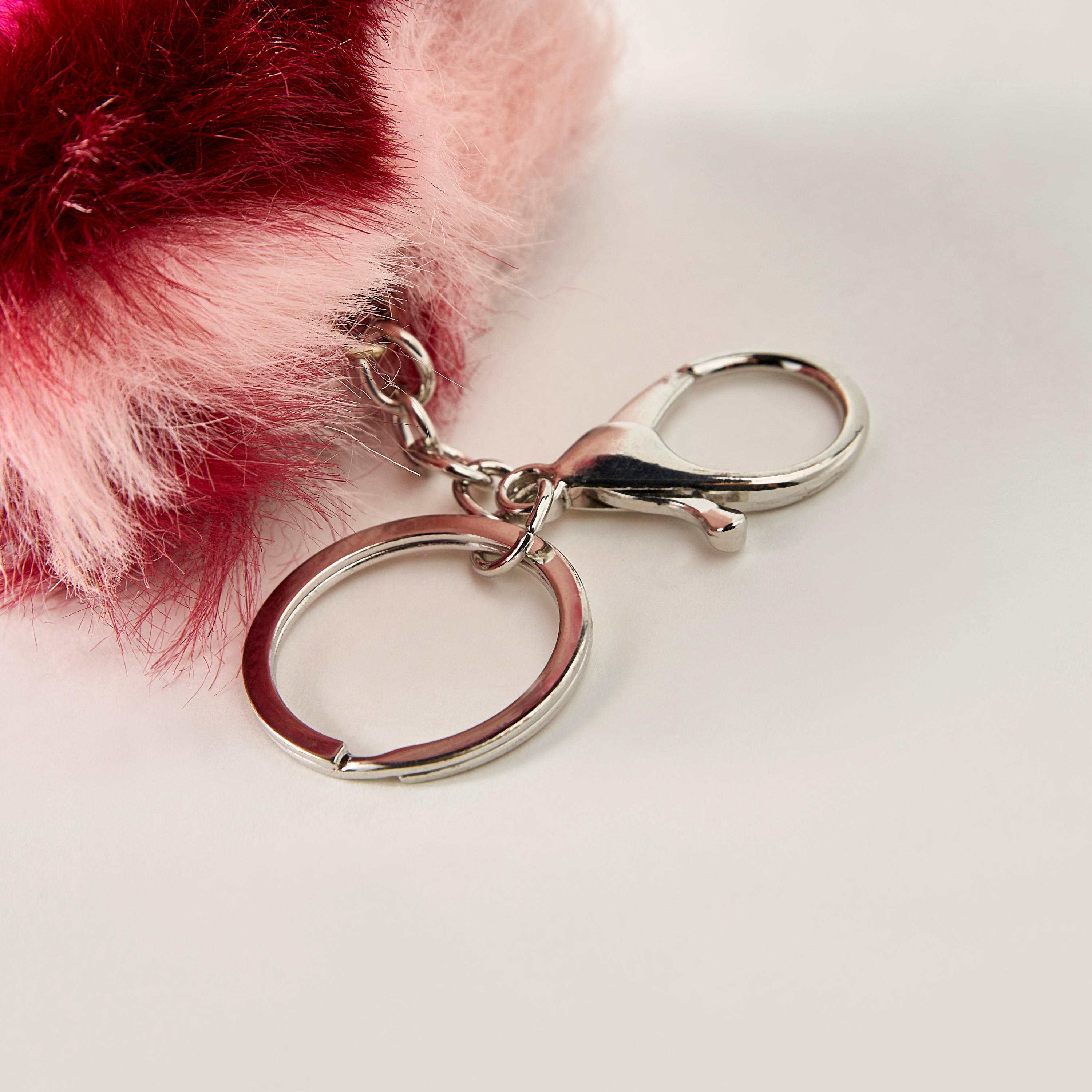 Syloon Pom Pom Accent Keychain with Lobster Hook-girls-accessories-keyringsandbagcharms-image-4