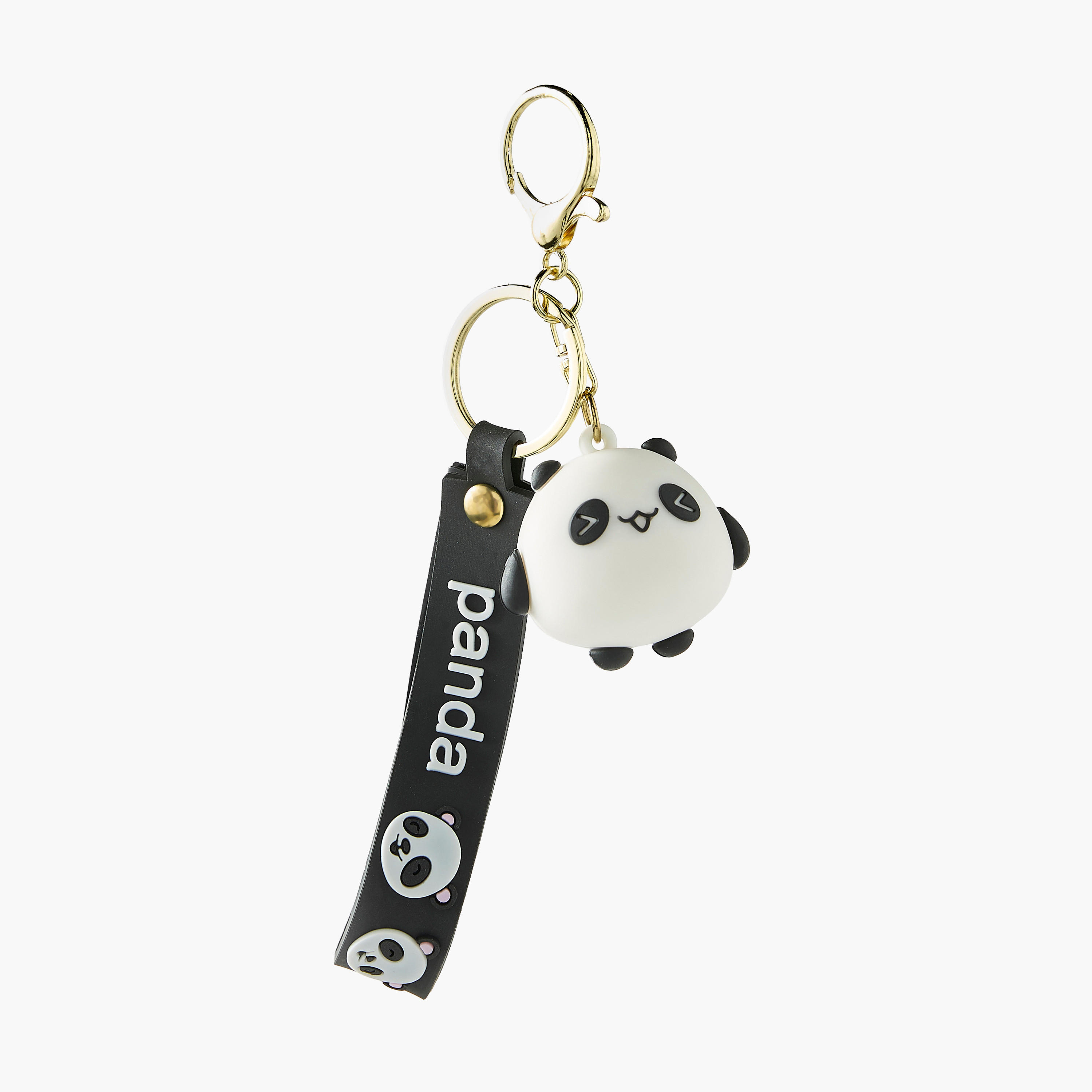 Panda Keyring with Lobster Hook-girls-accessories-keyringsandbagcharms-image-1