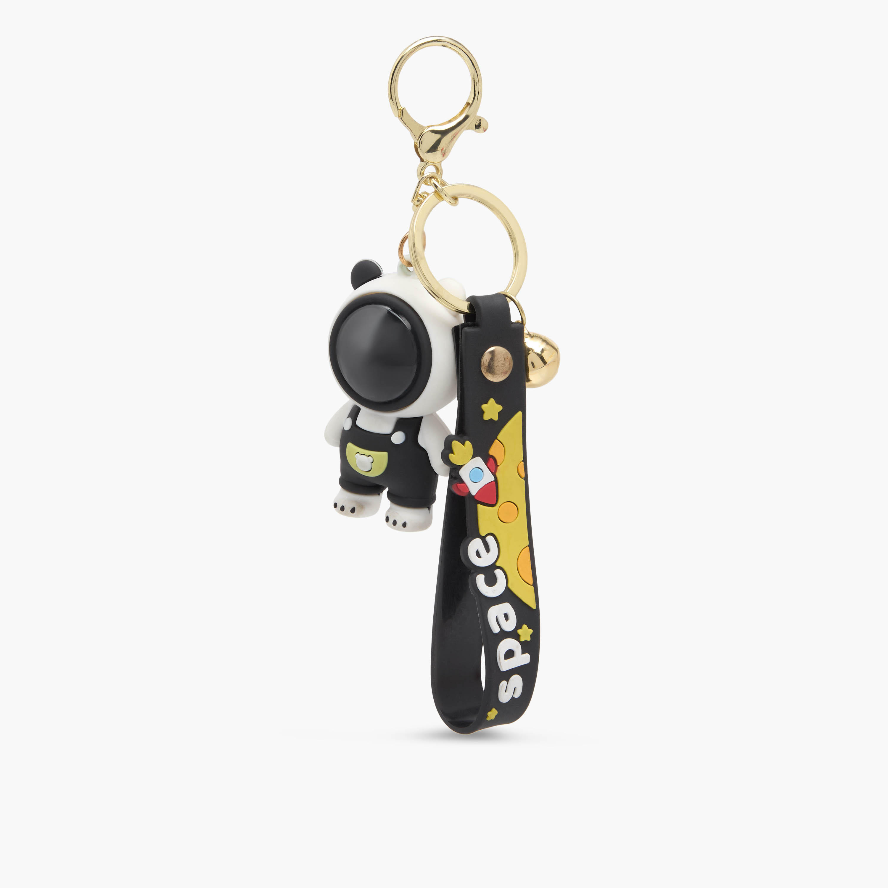 Syloon Astronaut Accent Keychain with Lobster Hook-girls-accessories-keyringsandbagcharms-image-1