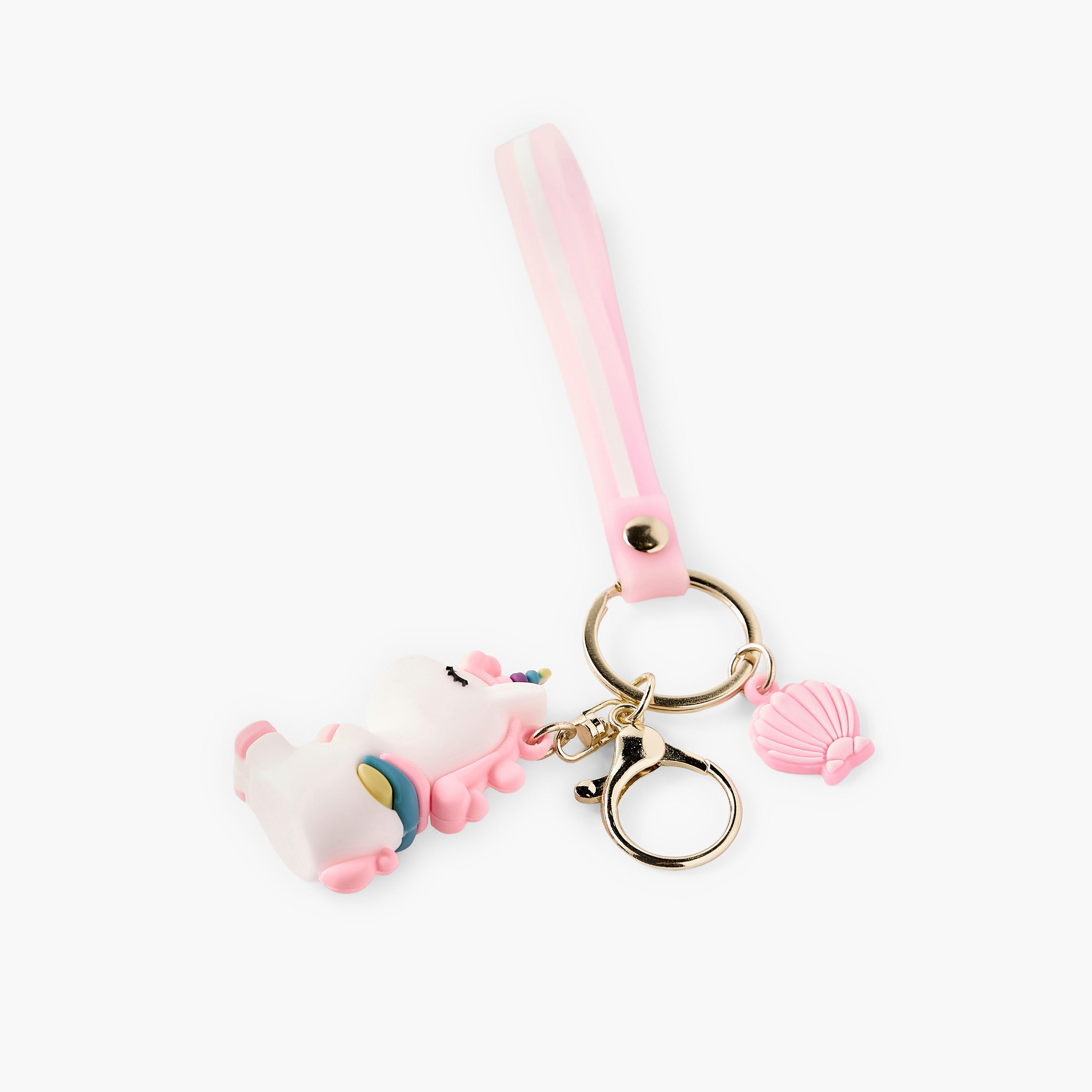 Unicorn Keyring with Lobster Hook-girls-accessories-keyringsandbagcharms-image-2