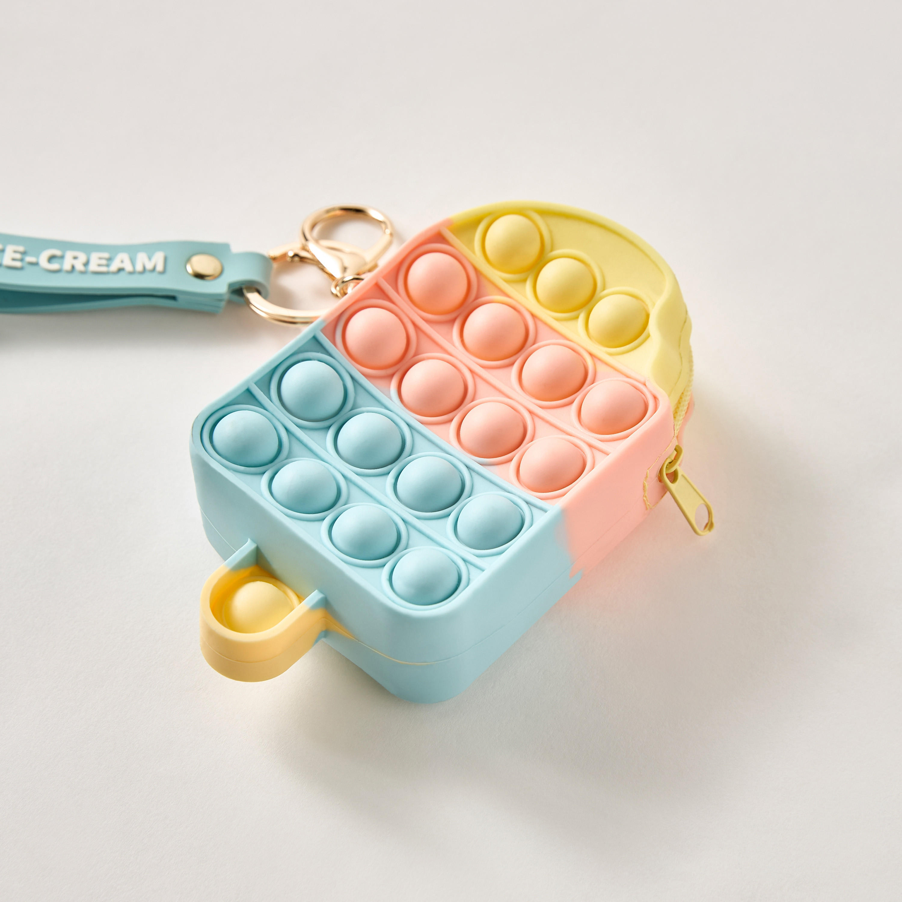 Syloon Pop-It Ice Cream Keyring with Tag and Hook-girls-accessories-keyringsandbagcharms-image-3