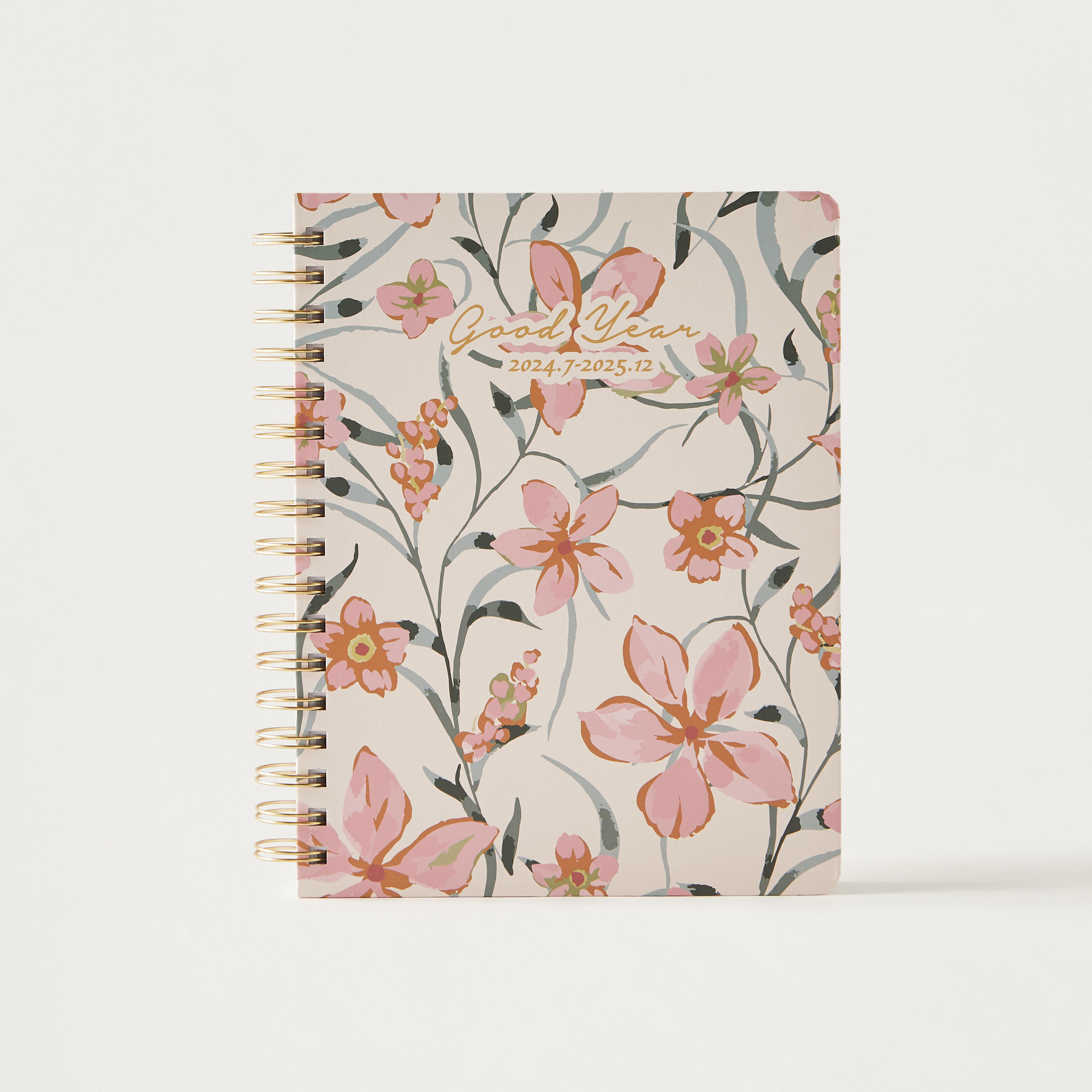 Syloon Floral Print Spiral Bound Planner-school-stationery-notebooks-image-1