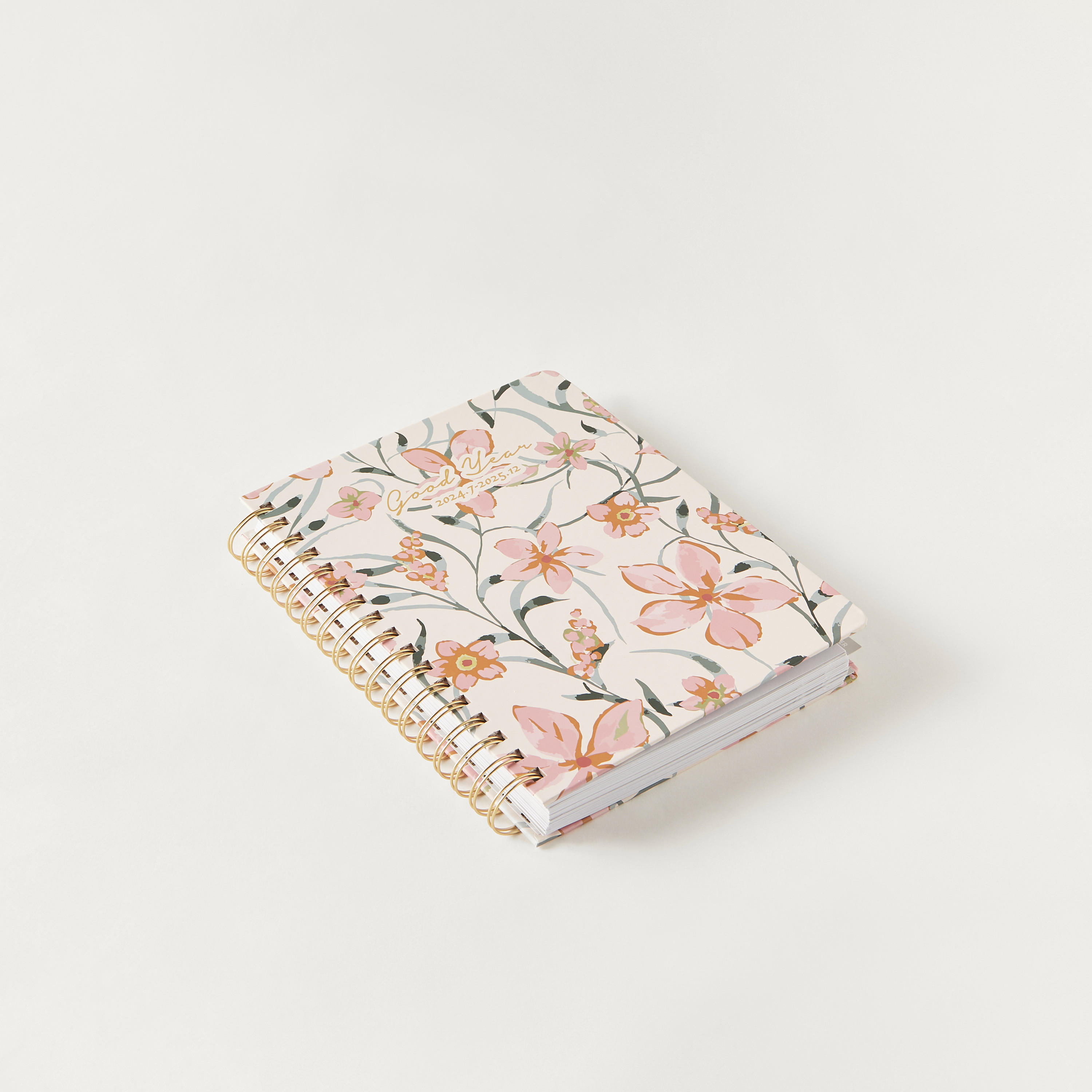 Syloon Floral Print Spiral Bound Planner-school-stationery-notebooks-image-2
