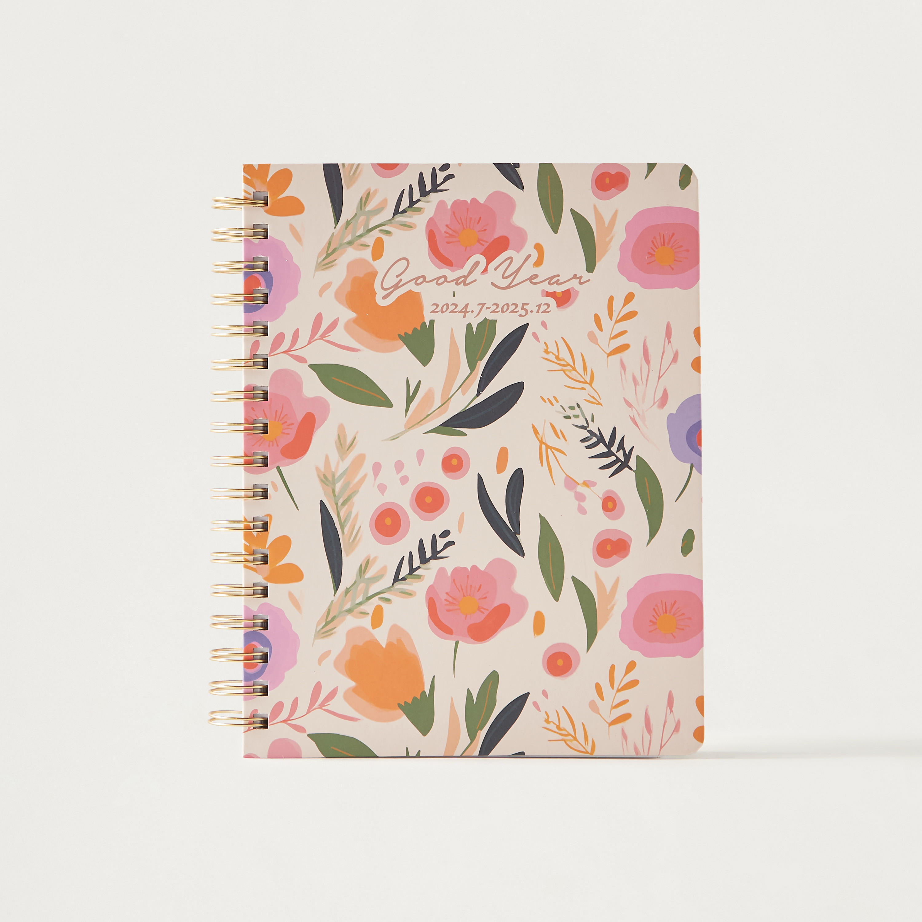 Syloon Floral Print Spiral Bound Planner-school-stationery-notebooks-image-1