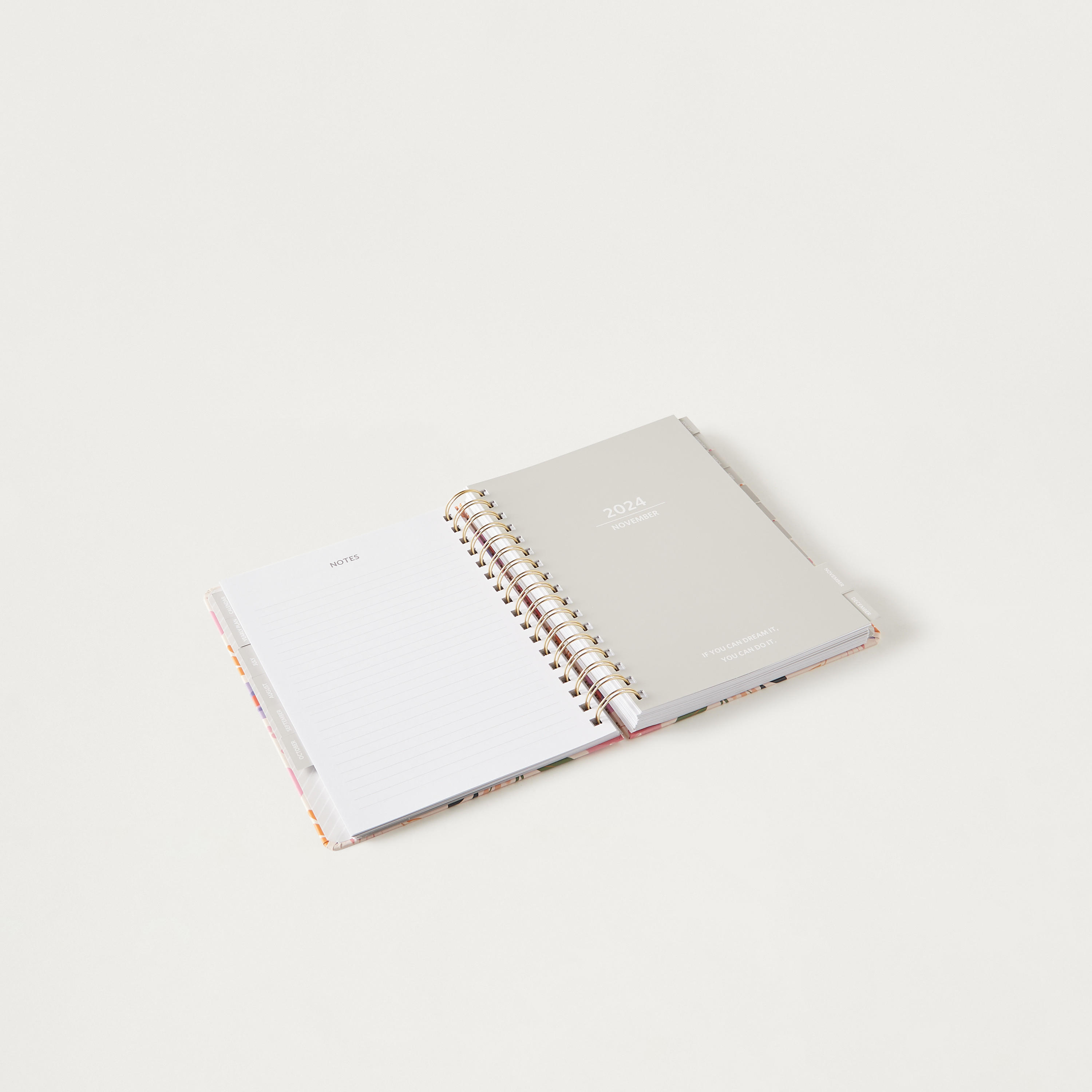 Syloon Floral Print Spiral Bound Planner-school-stationery-notebooks-image-4
