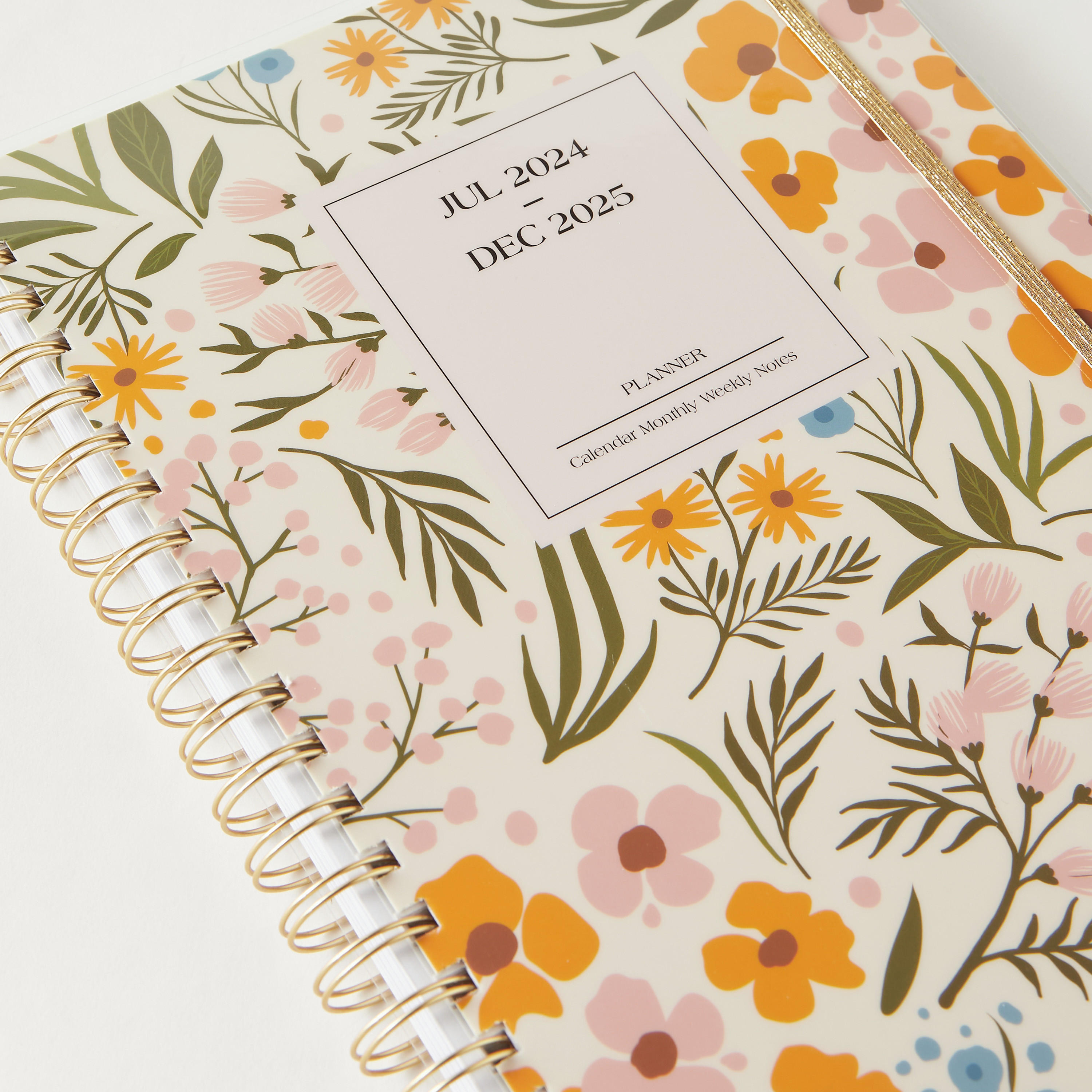 دفتر تخطيط شهري A4 بسلك لولبي بطبعات زهور من سيلون-school-stationery-notebooks-image-3