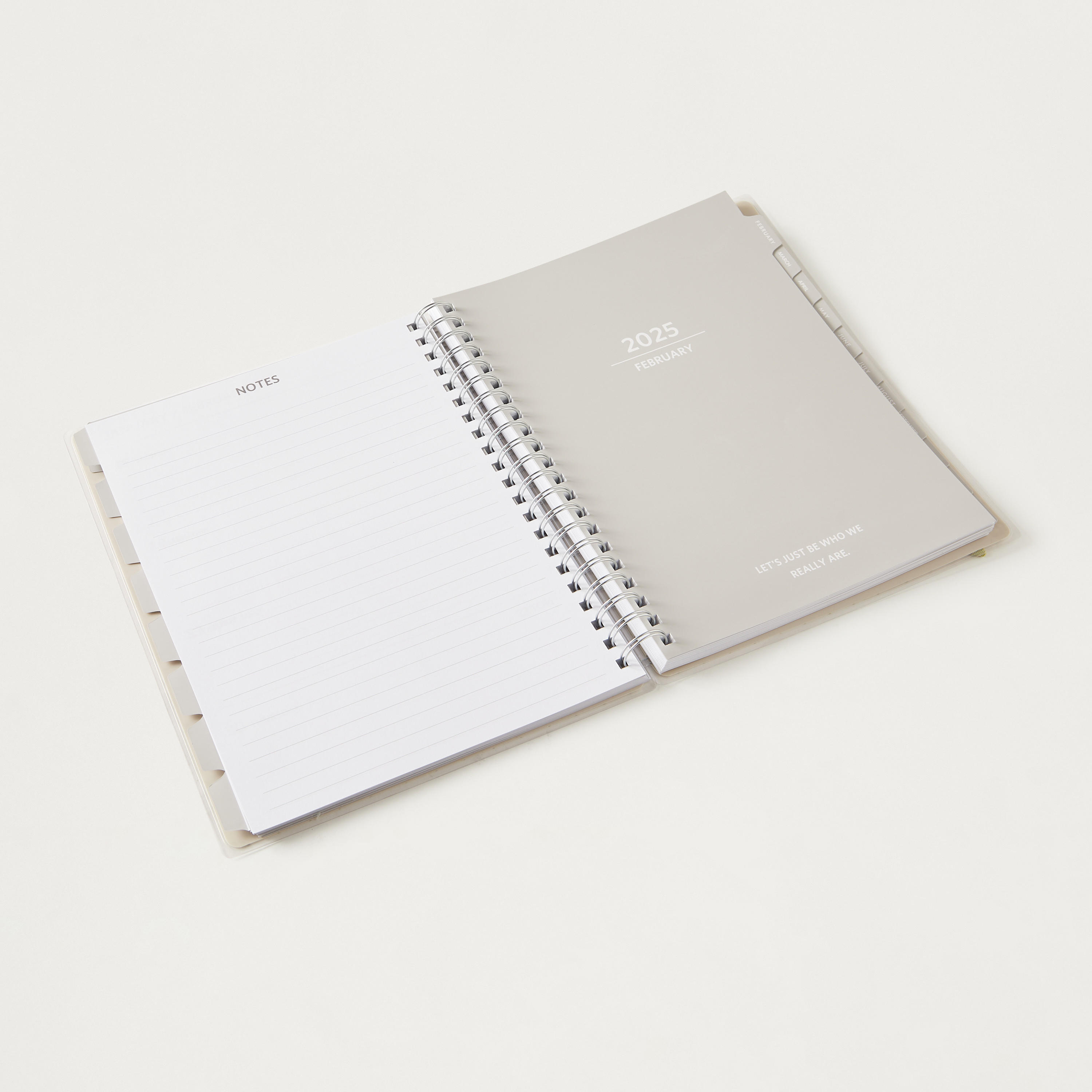 Syloon Checked A4 Monthly Planner Spiral Notebook-school-stationery-notebooks-image-4