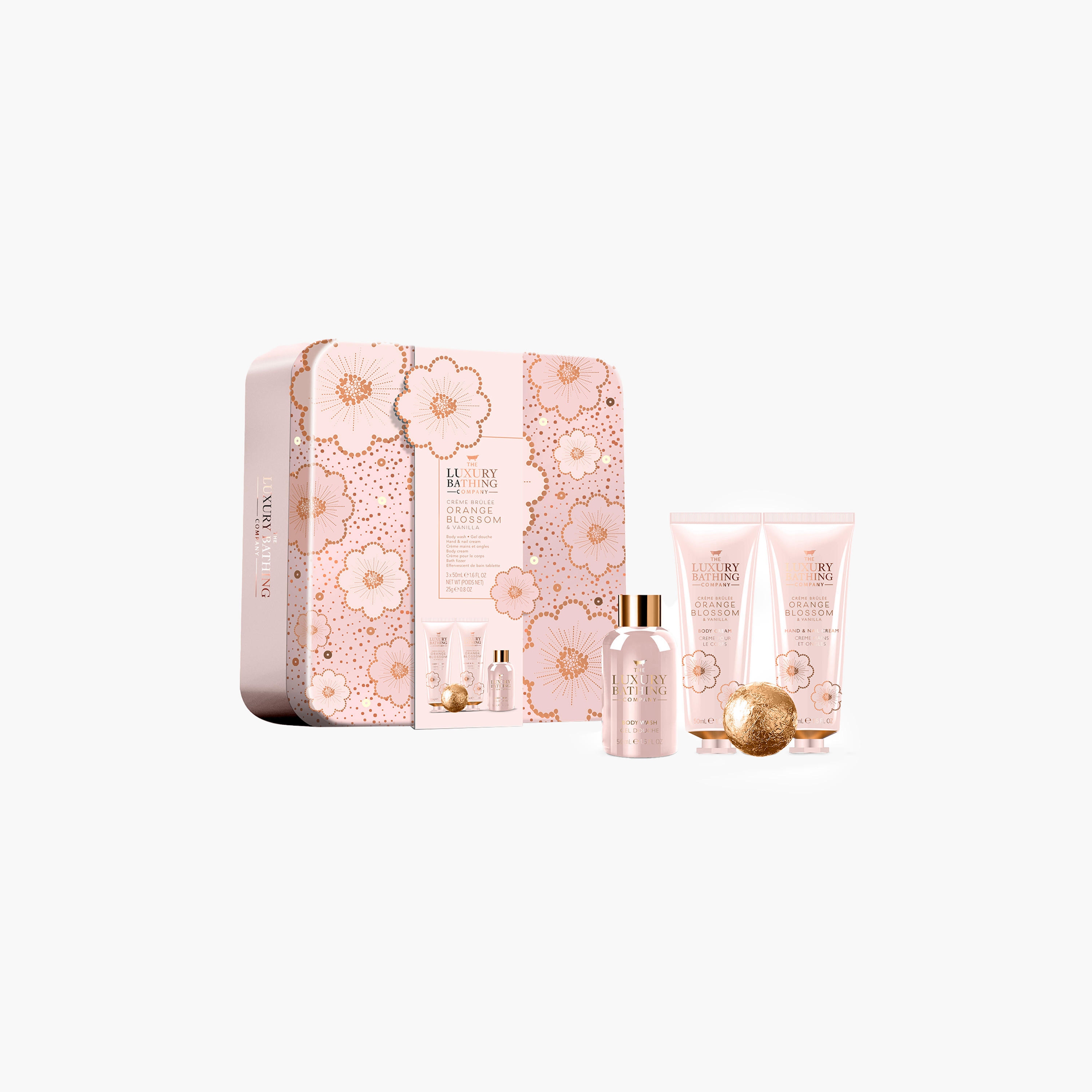 Luxury Bathing Company 4-Piece Orange Blossom Gift Set-beautyandpersonalcare-giftsets-image-1
