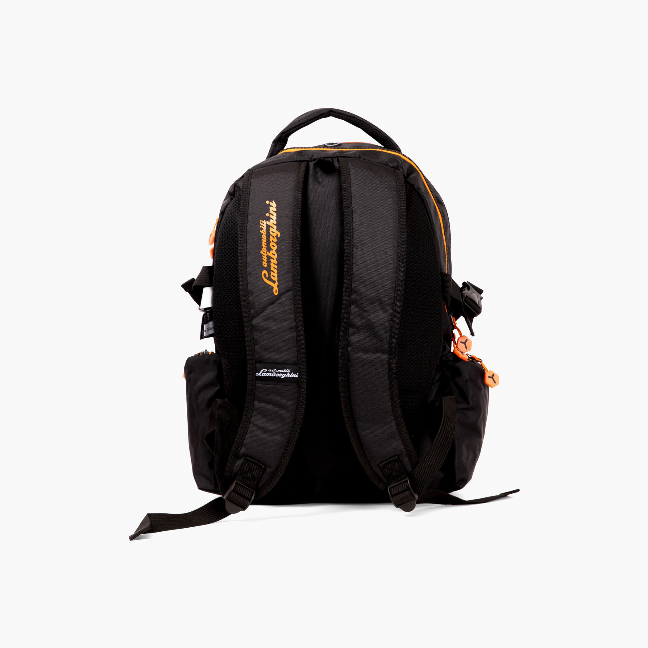 Lamborghini Panelled 18-inch Backpack with Adjustable Shoulder Straps - 28x13x45 cms-school-bagsandbackpacks-backpacks-image-3
