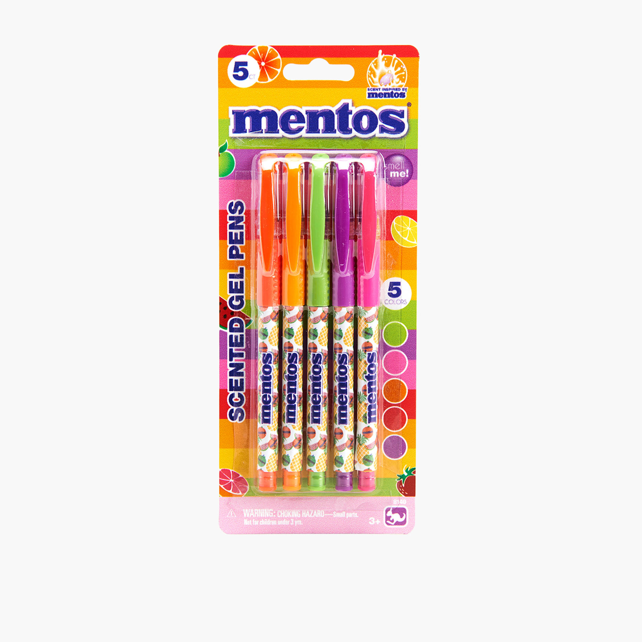 Mentos Scented Gel Pens - Set of 5-school-stationery-pensandpencils-image-1