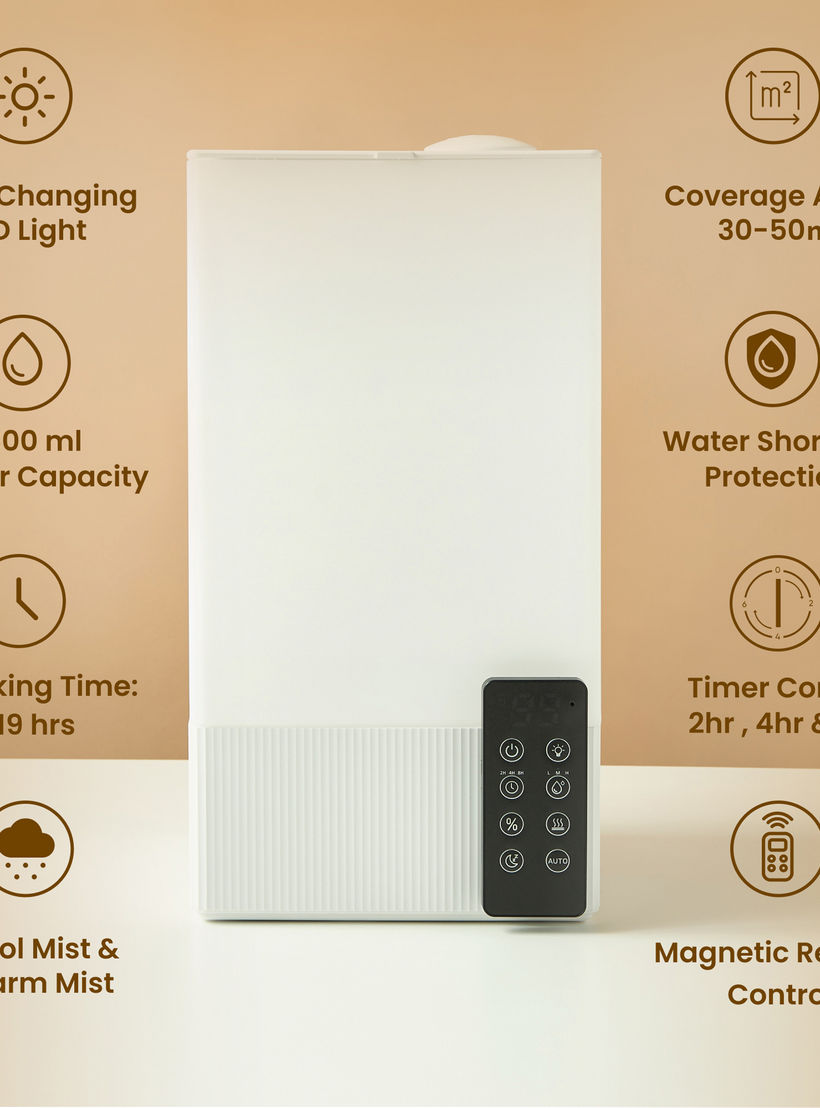 Serenity Aroma Humidifier with Remote - 7.6 L-household-homefragrance-airrevitalisersandhumidifiers-image-2