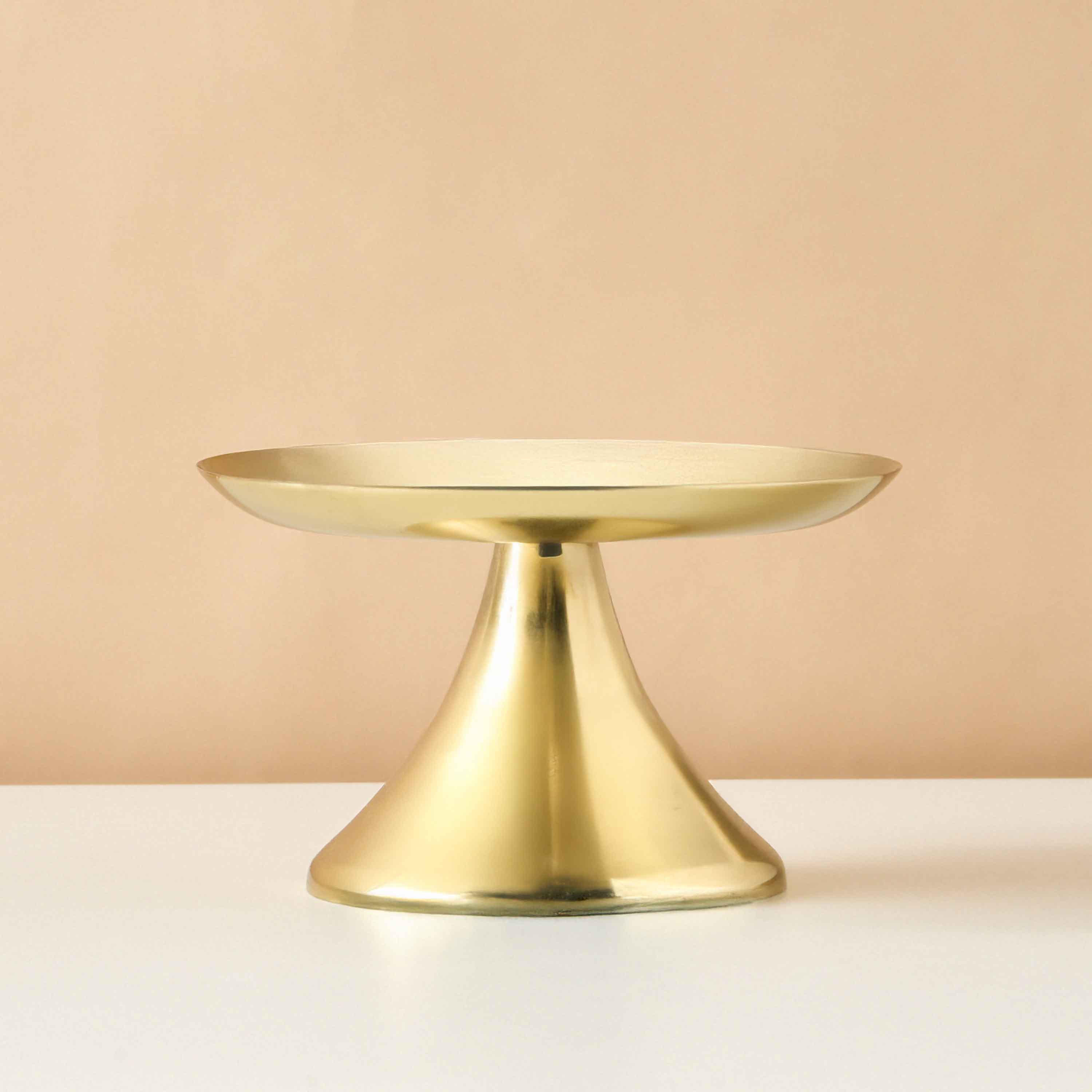 Embossed Iron Cake Stand - 20x14x12 cms-household-dining-serveware-cakestands-image-2