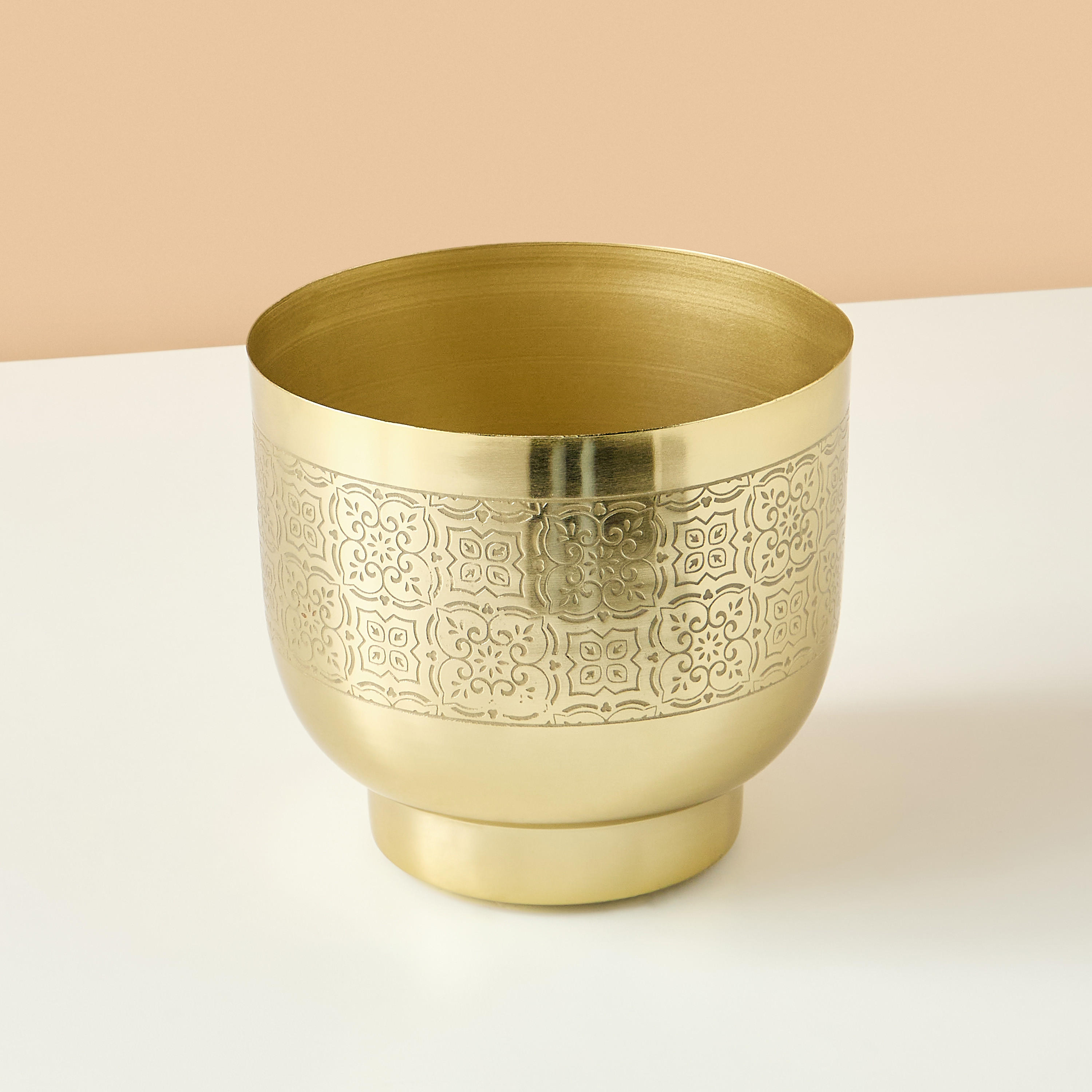 Textured Elevated Round Planter - 15 cms-household-decor-decorativeobjectsandsculptures-image-3