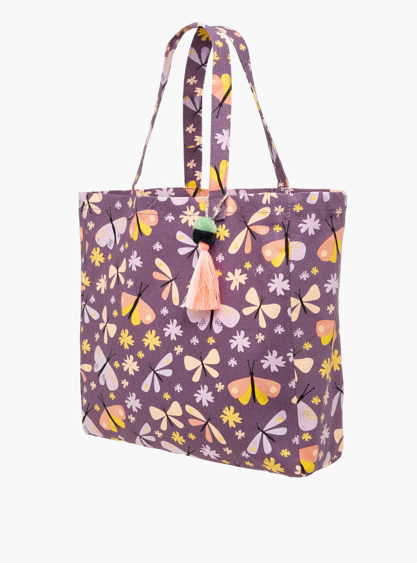 شنطة توتي بمقابض مزدوجة وشُرّابات وطبعات فراشة-women-bagsandwallets-handbags-image-3