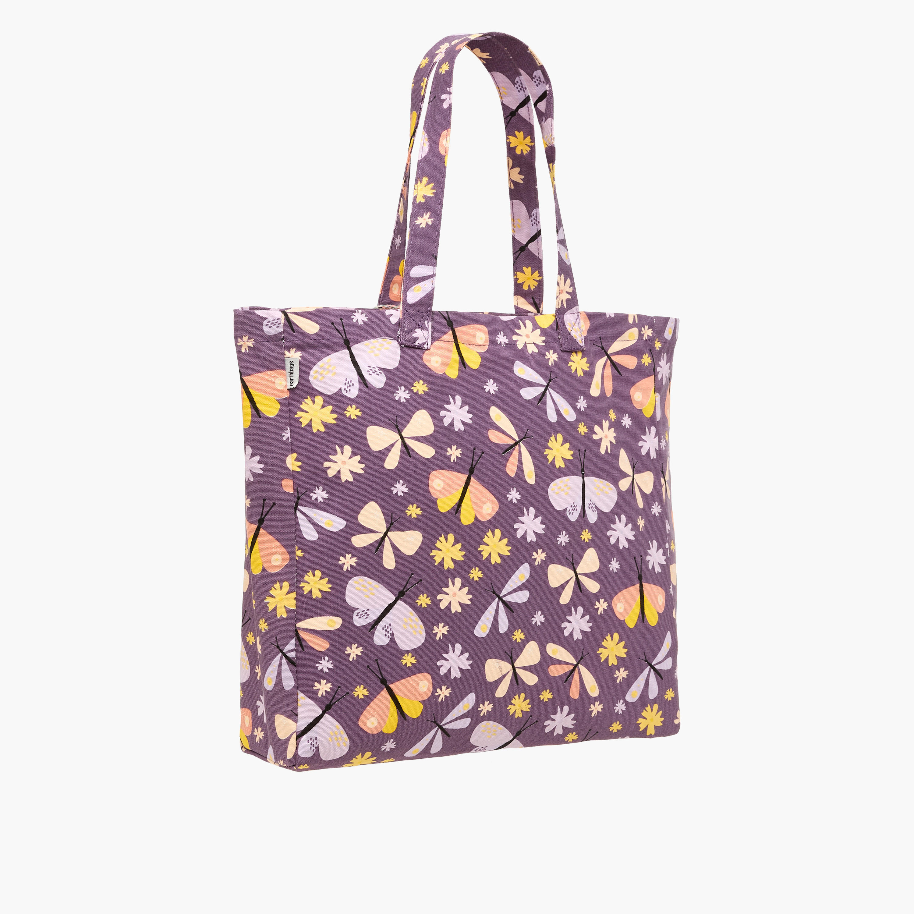 شنطة توتي بمقابض مزدوجة وشُرّابات وطبعات فراشة-women-bagsandwallets-handbags-image-4