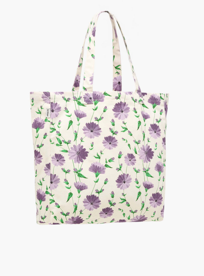 شنطة تسوق بمقابض مزدوجة وشُرّابات وطبعات زهرية-women-bagsandwallets-handbags-image-4