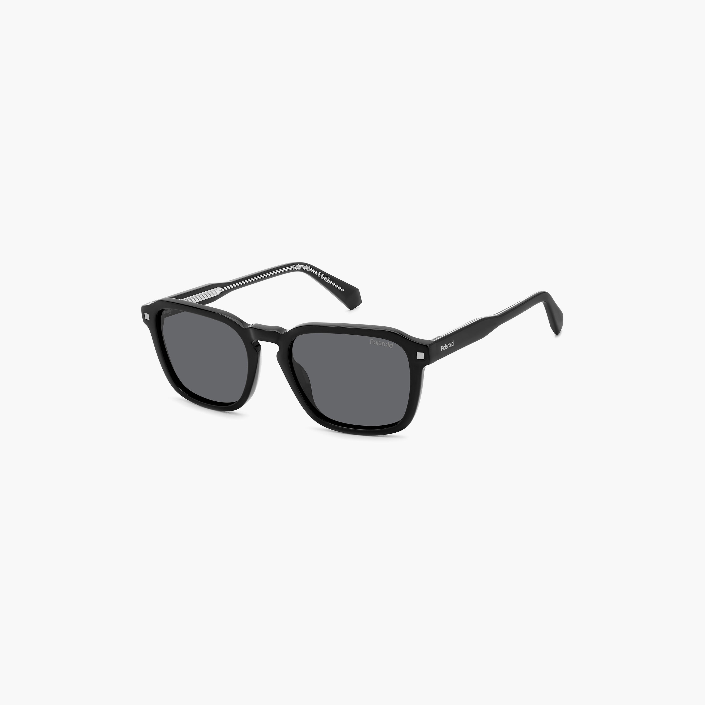 Polaroid Polarized 53 MM Grey Rectangle Sunglasses | 20636580753M9-men-sunglasses-image-1