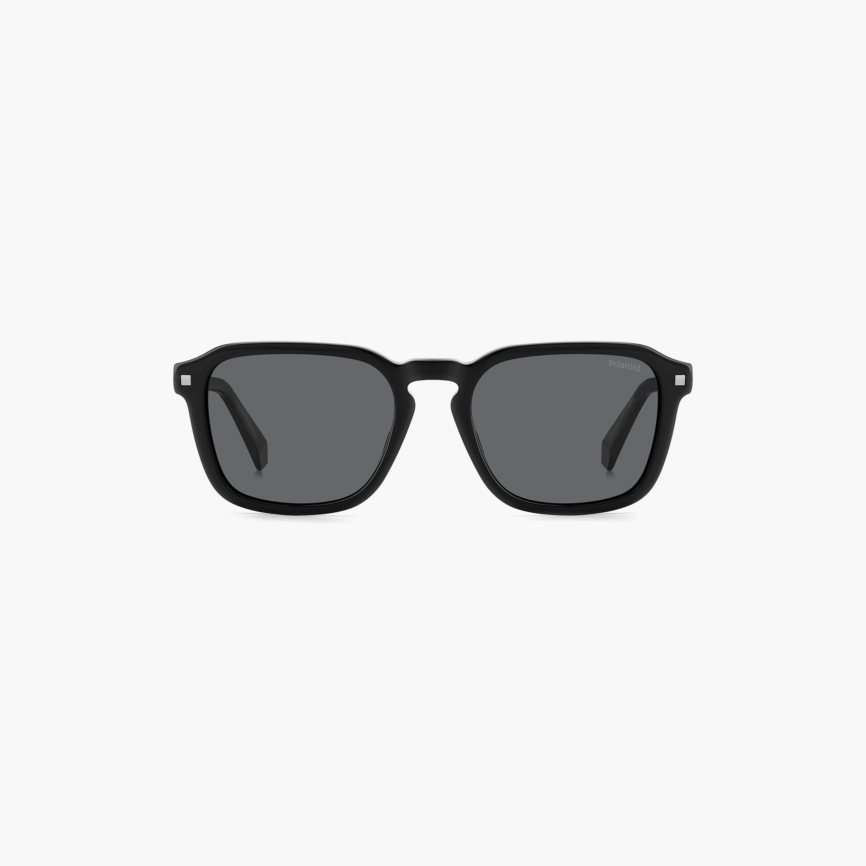 Polaroid Polarized 53 MM Grey Rectangle Sunglasses | 20636580753M9-men-sunglasses-image-4