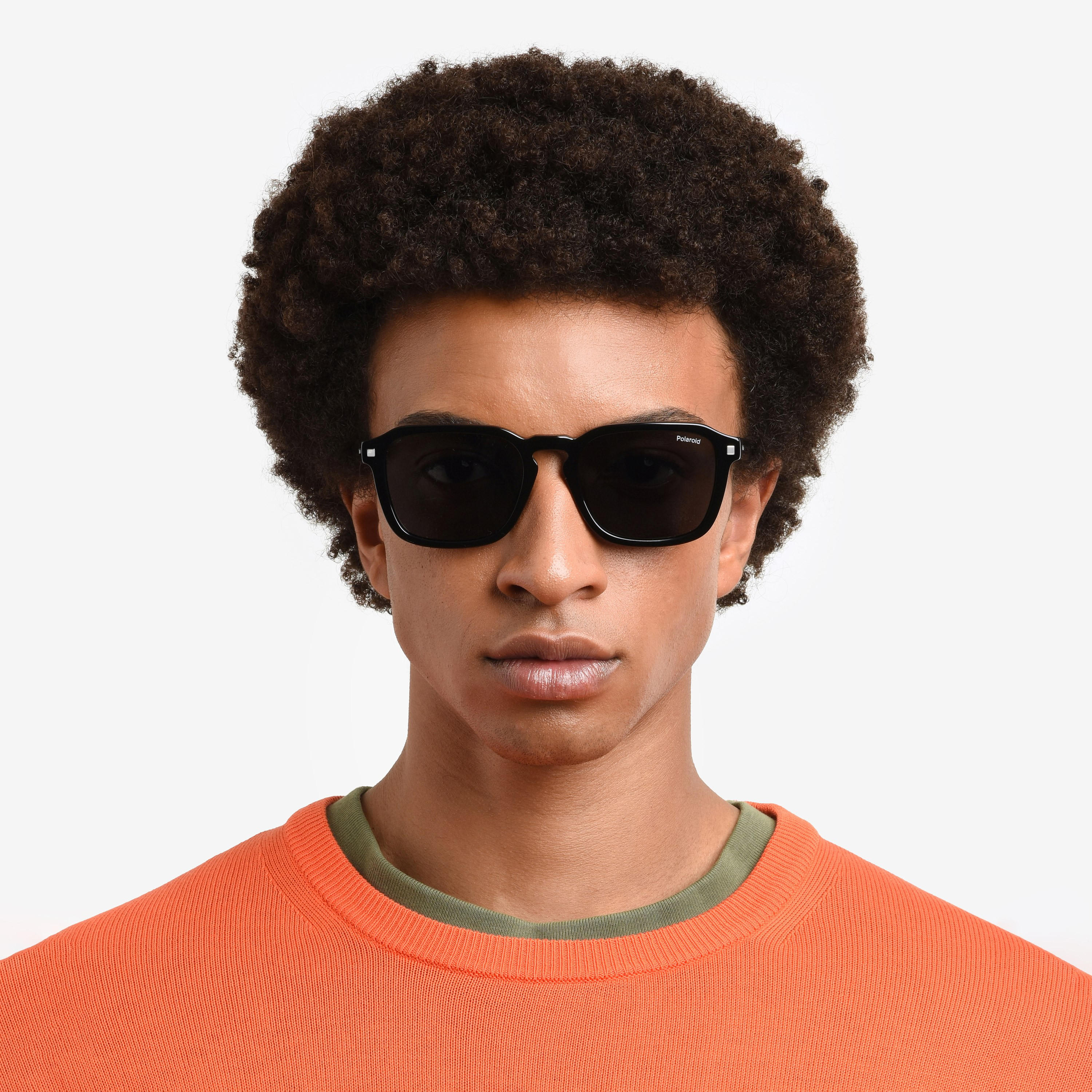 Polaroid Polarized 53 MM Grey Rectangle Sunglasses | 20636580753M9-men-sunglasses-image-6