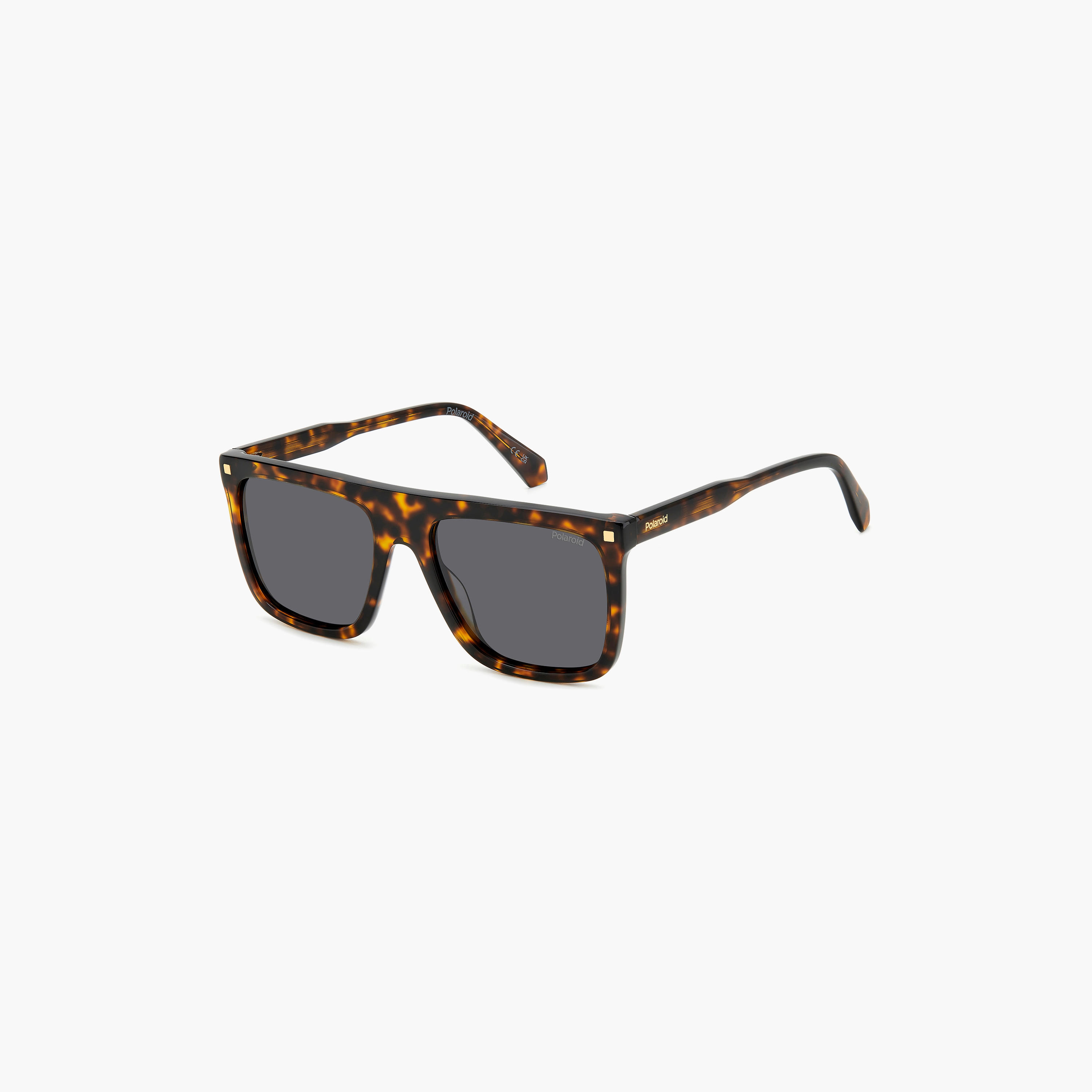 نظارات شمسية مستقطبة مقاس 56 ملم رمادية مربعة الشكل من بولارويد | 20677908656M9-men-sunglasses-image-1