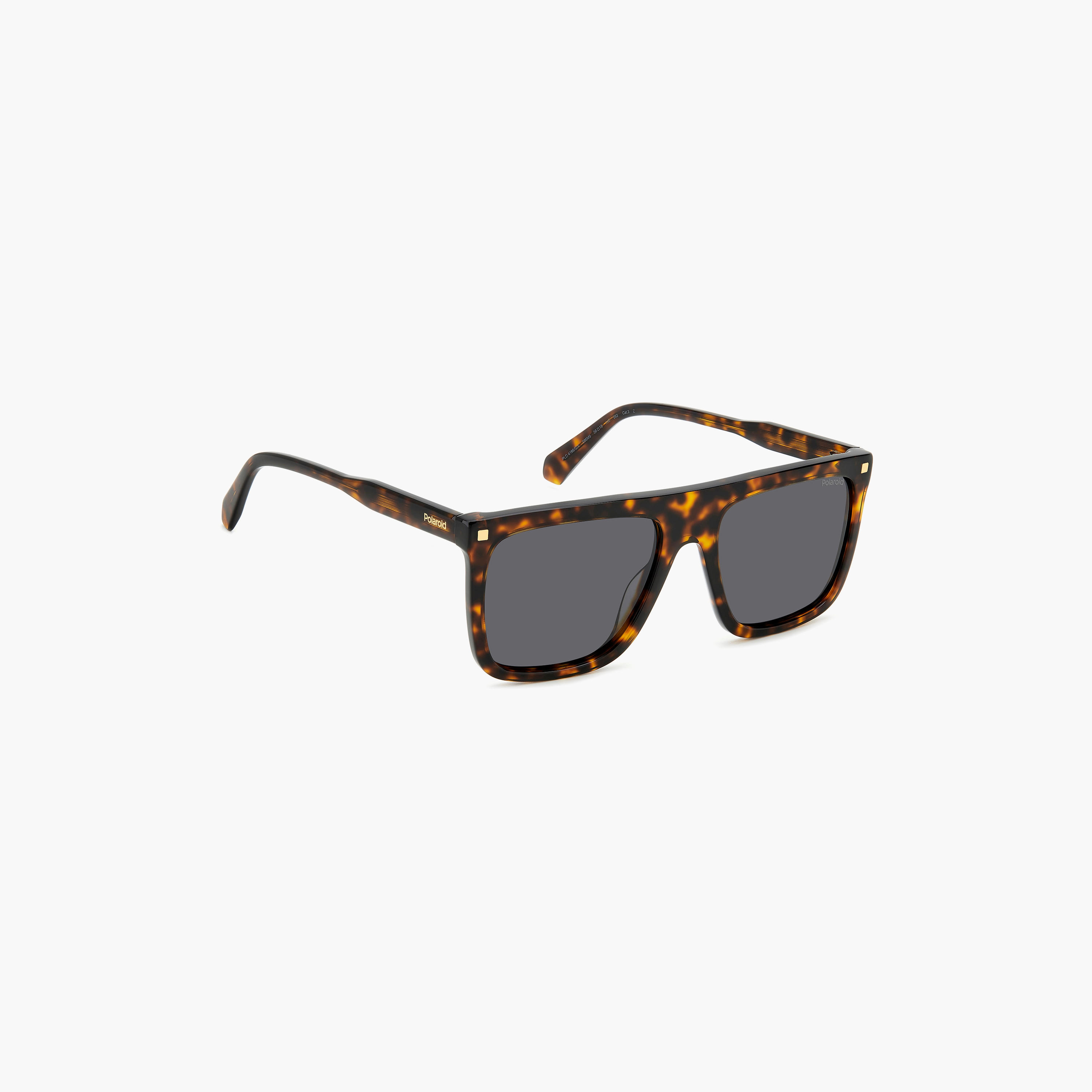 نظارات شمسية مستقطبة مقاس 56 ملم رمادية مربعة الشكل من بولارويد | 20677908656M9-men-sunglasses-image-3