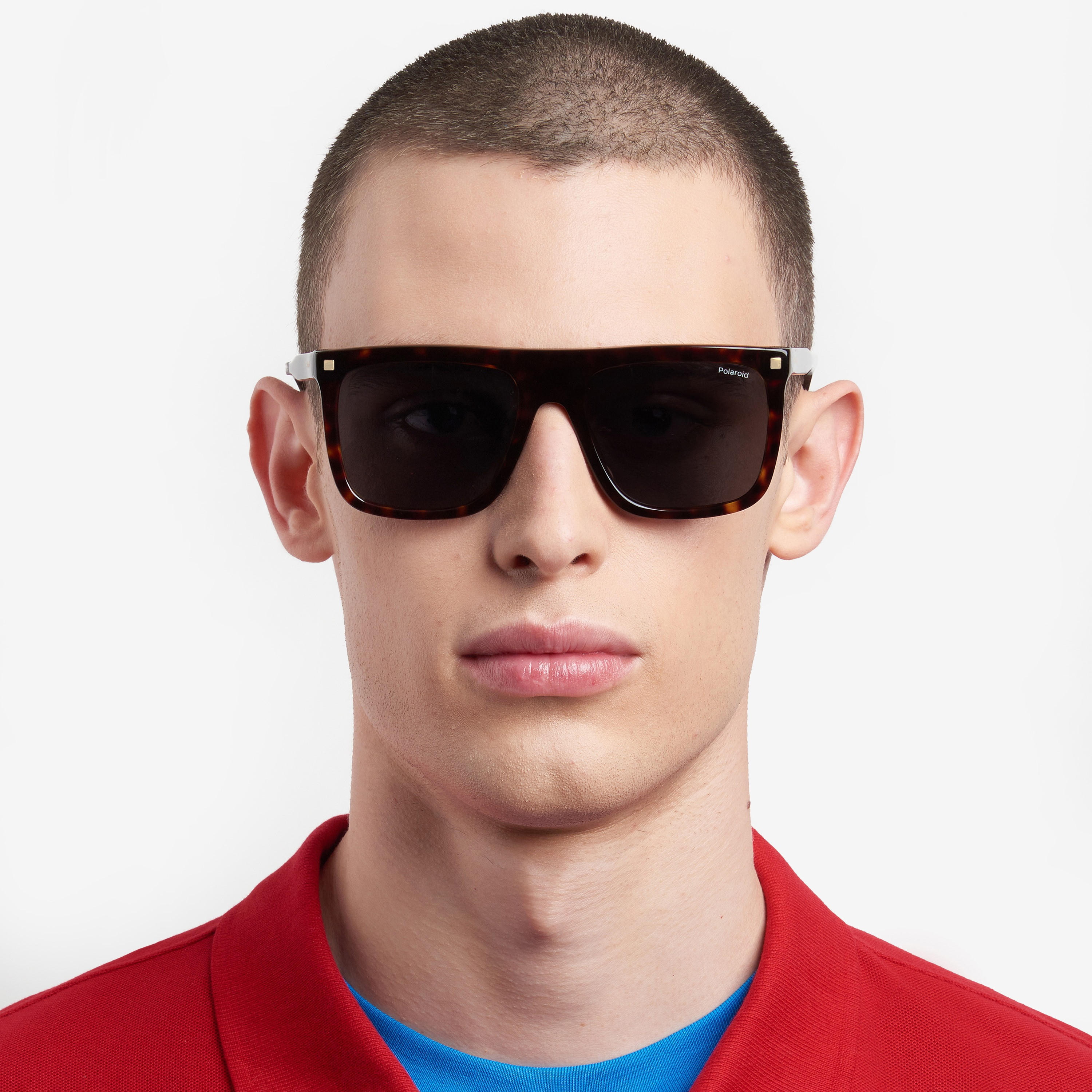 نظارات شمسية مستقطبة مقاس 56 ملم رمادية مربعة الشكل من بولارويد | 20677908656M9-men-sunglasses-image-6