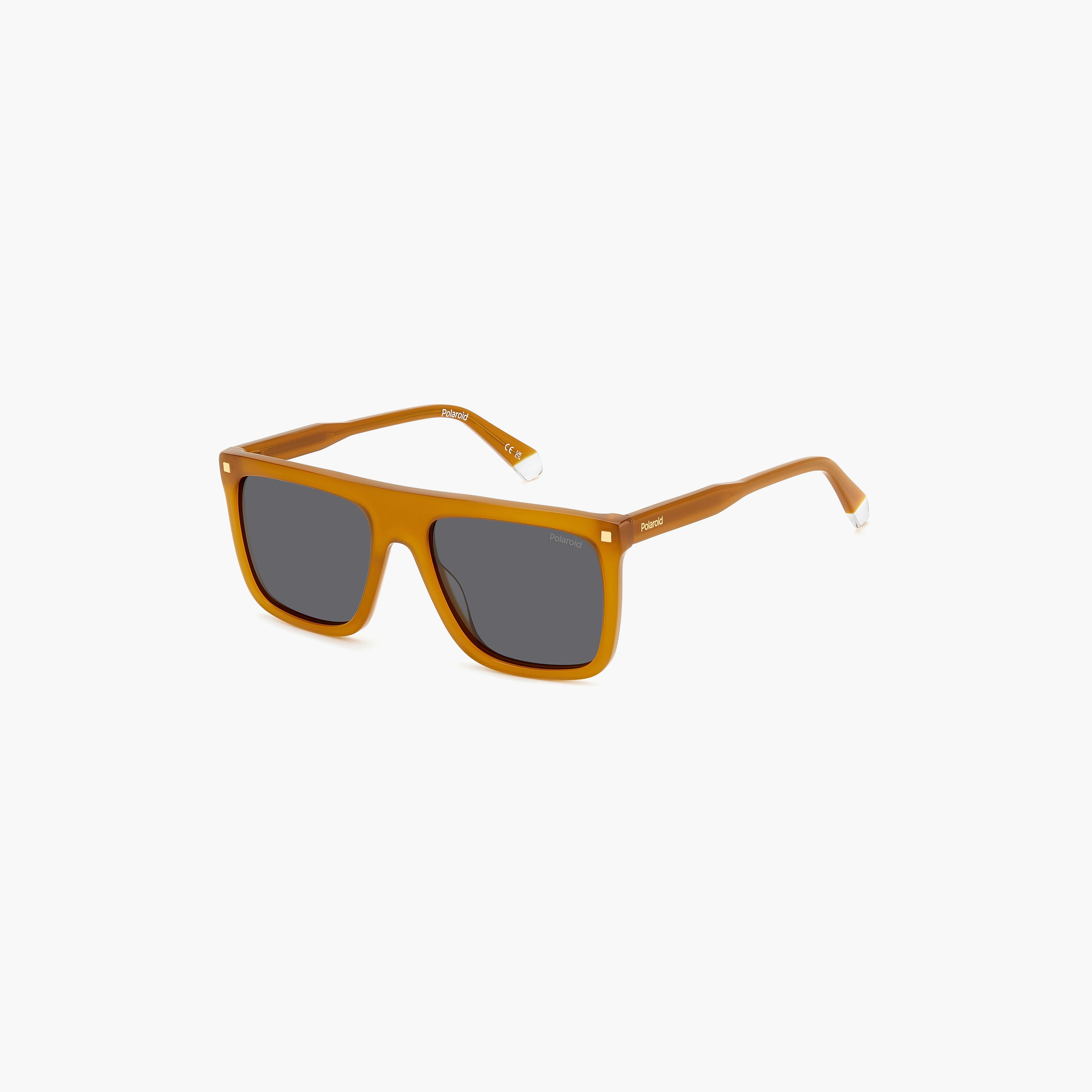 Polaroid Polarized 56 MM Grey Square Sunglasses | 20677940G56M9-men-sunglasses-image-1