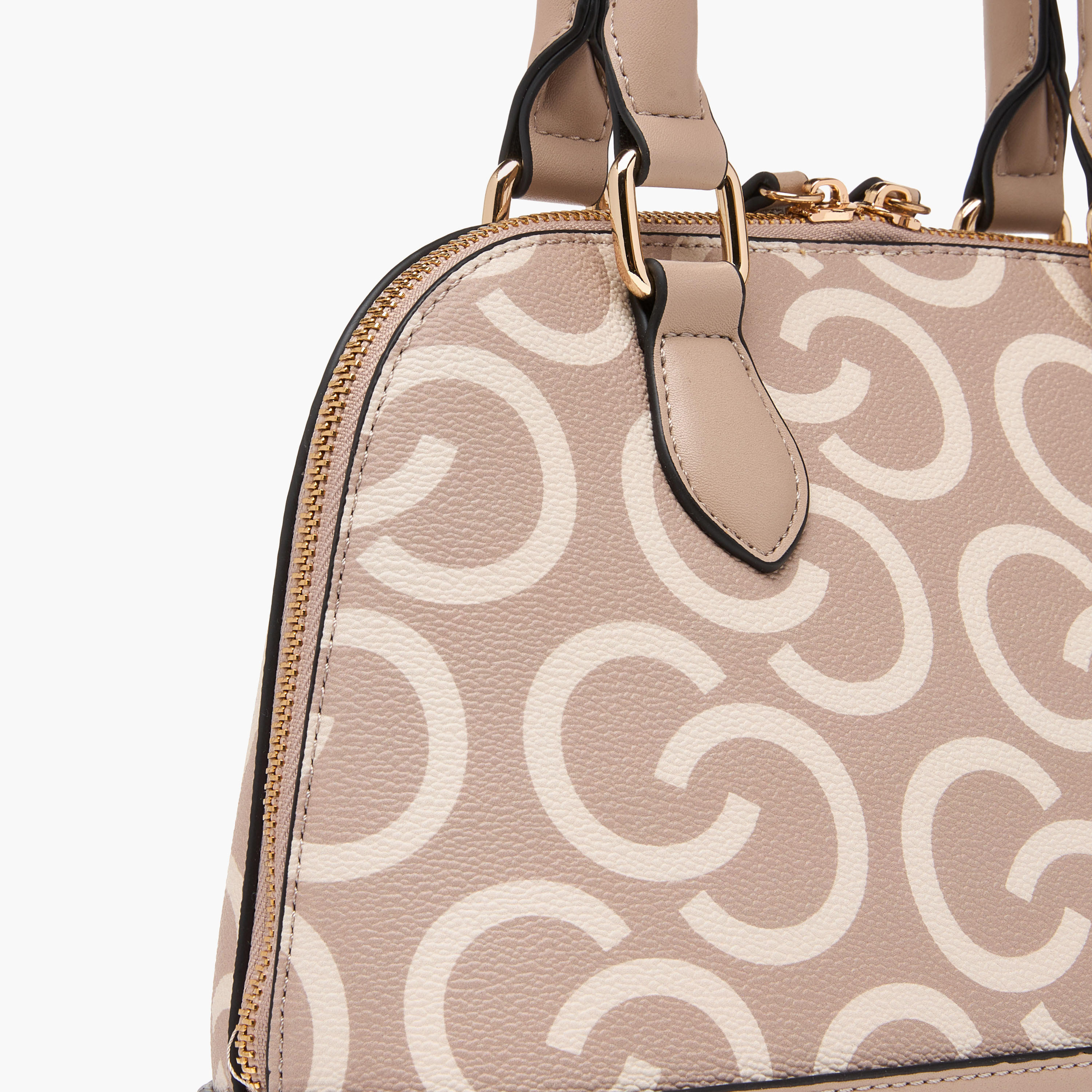 شنطة توتي بطبعات مونوجرام وحزام قابل للفصل وسحاب إغلاق من سيليست-women-bagsandwallets-handbags-image-5