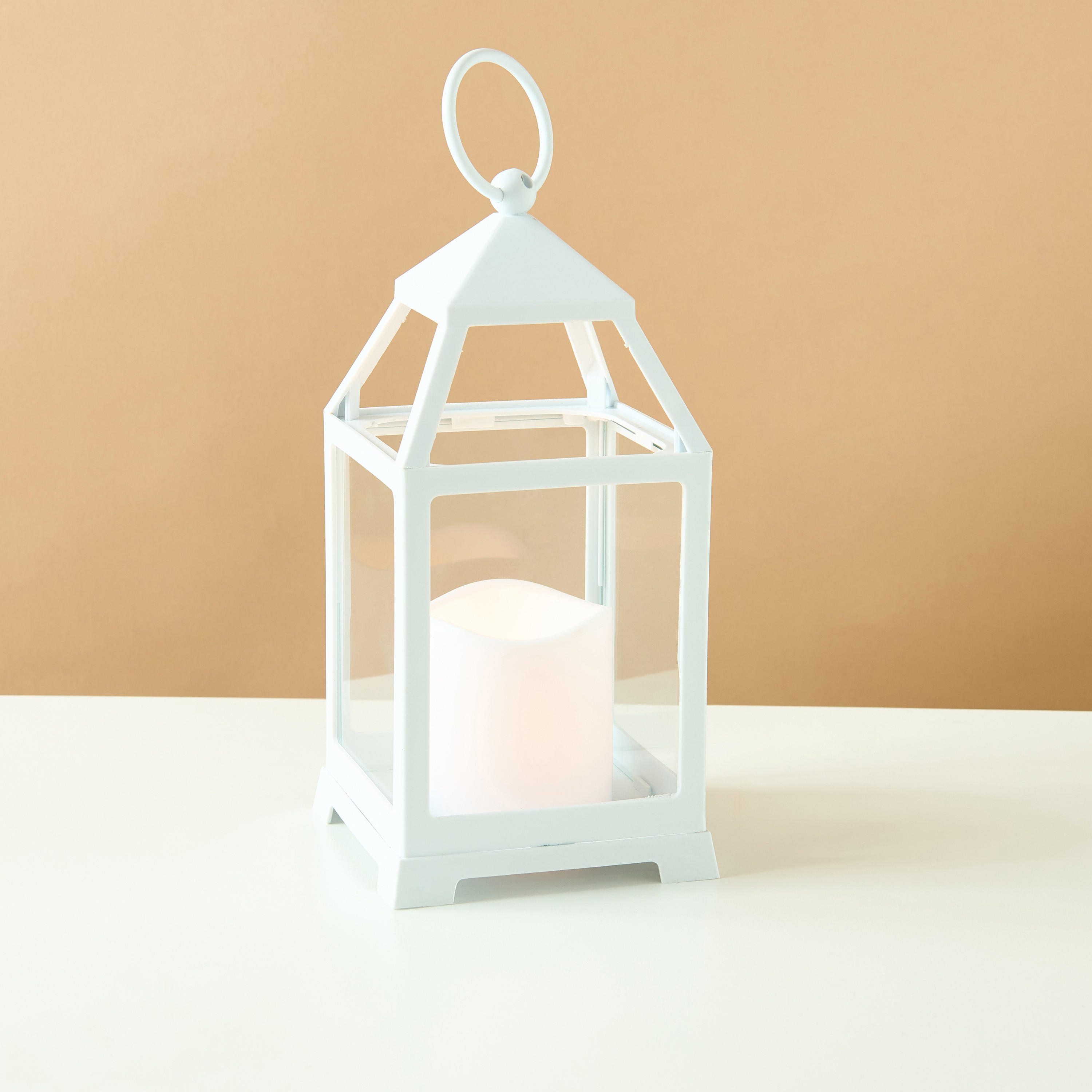 LED Flame Candle with Metal Lantern - 22 cms-household-decor-candleholdersandlanterns-image-2