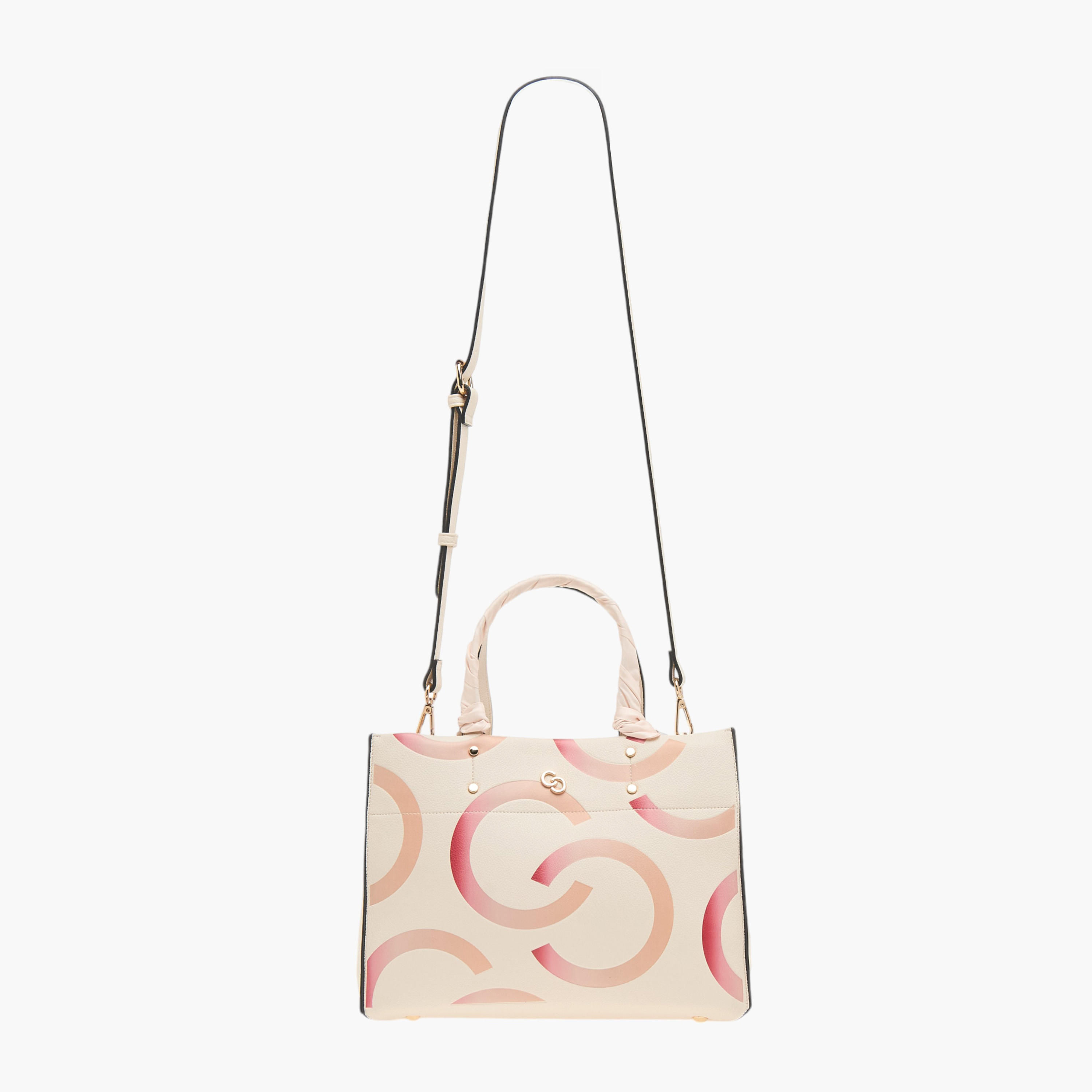 شنطة توتي بحزام قابل للفصل وزر إغلاق كبّاس بتفاصيل مونوجرام من سيليست-women-bagsandwallets-handbags-image-2