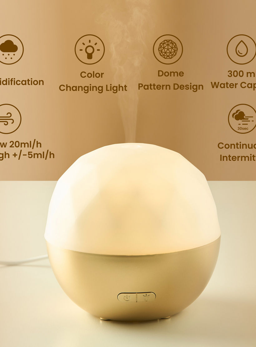 موزّع عطور كهربائي ثنائي اللون على شكل قبة - 300 مل-household-homefragrance-airrevitalisersandhumidifiers-image-1