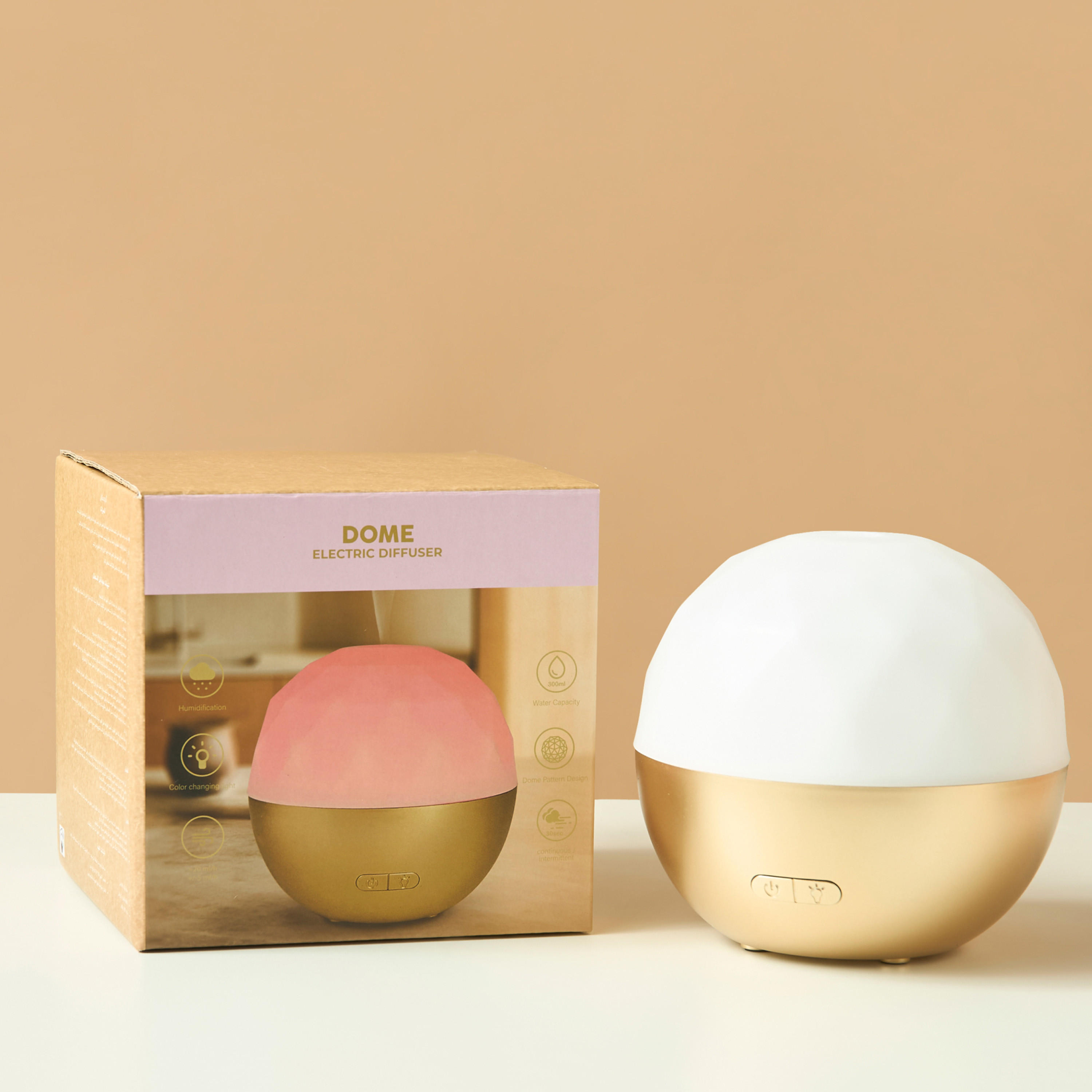 موزّع عطور كهربائي ثنائي اللون على شكل قبة - 300 مل-household-homefragrance-airrevitalisersandhumidifiers-image-8