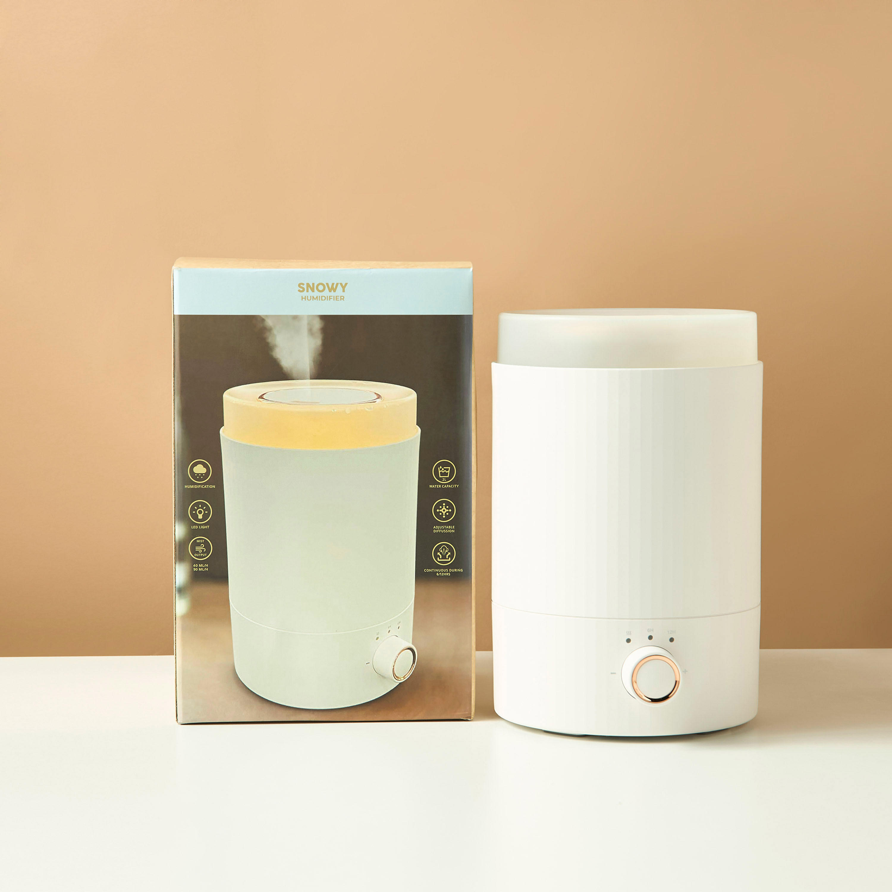 Ribbed Snowy Electrical Diffuser - 2 L-household-homefragrance-airrevitalisersandhumidifiers-image-8