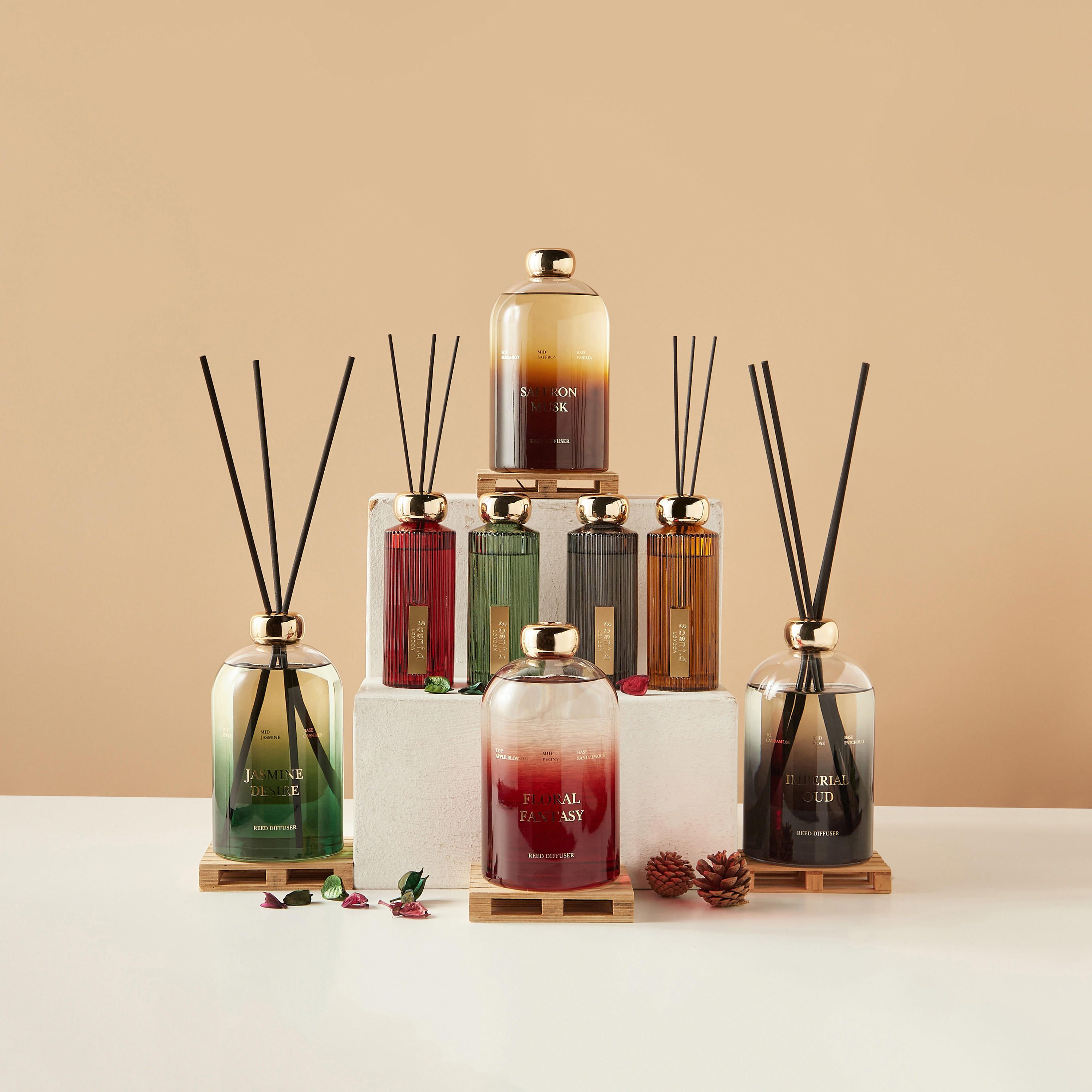Scent'd Jasmine Desire Reed Diffuser - 1000 ml-household-homefragrance-reeddiffusers-image-6