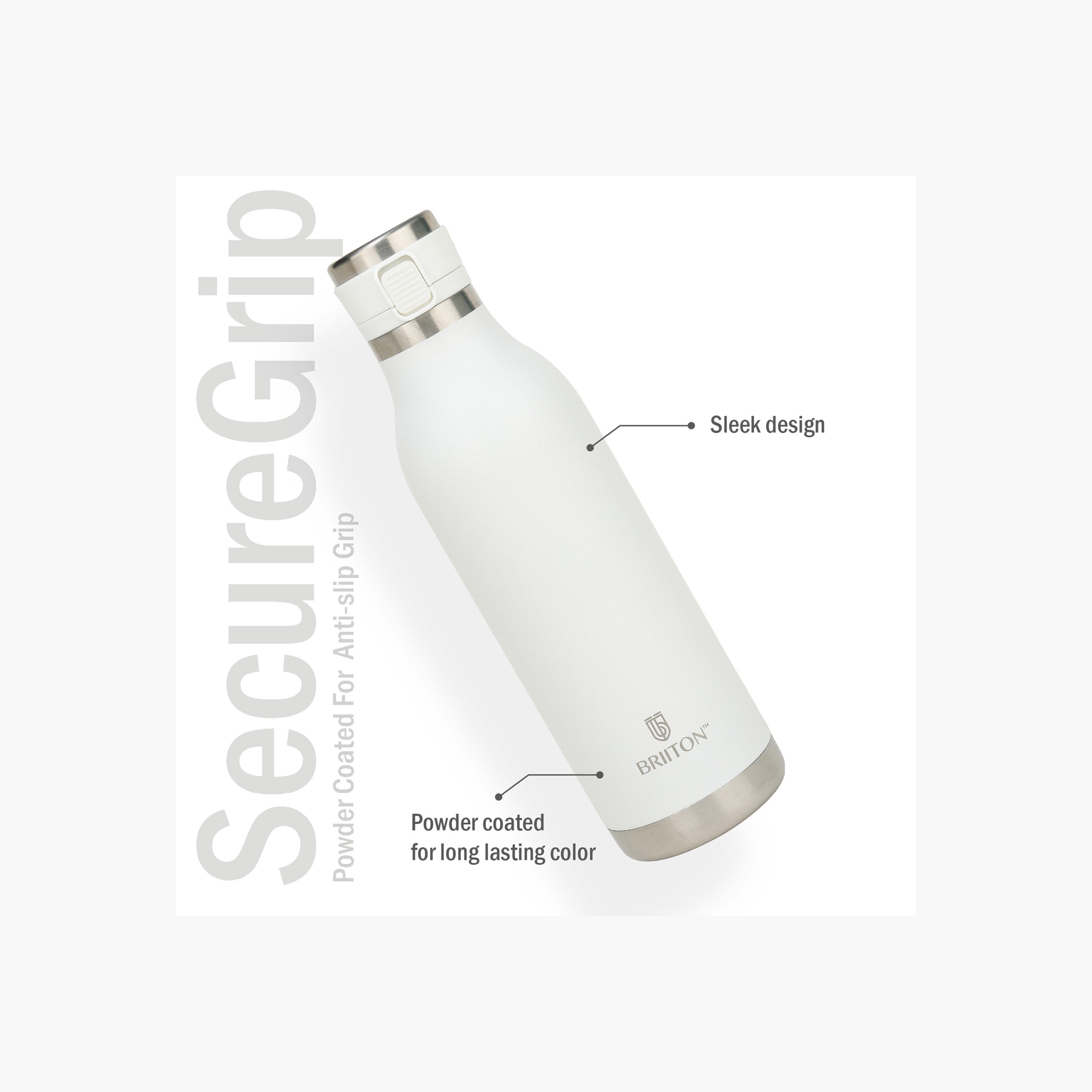 Briiton Logo Print Insulated Stainless Steel Water Bottle - 750 ml-household-dining-drinkserveware-bottles-image-2