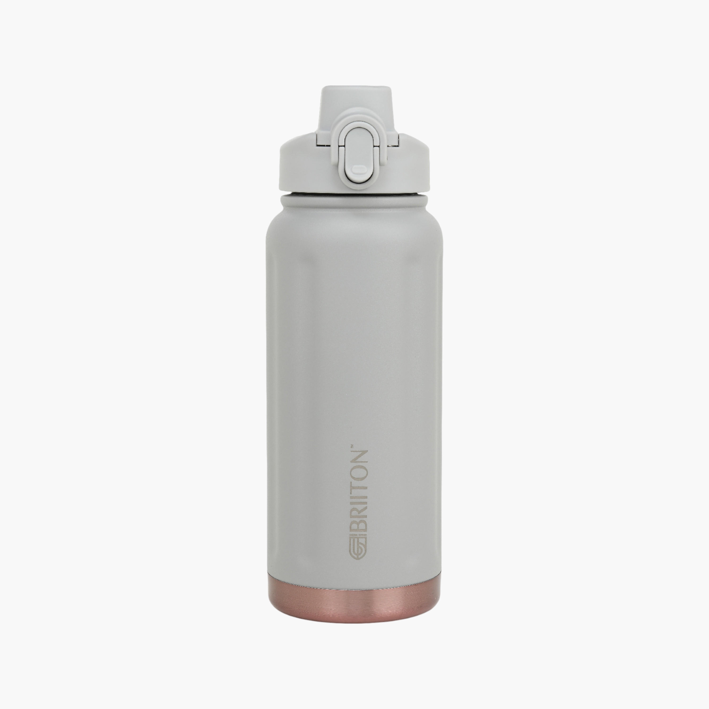 قارورة ماء ستانلس ستيل عازلة للحرارة بطبعات شعار من بريتون - 750 مل-household-dining-drinkserveware-bottles-image-1