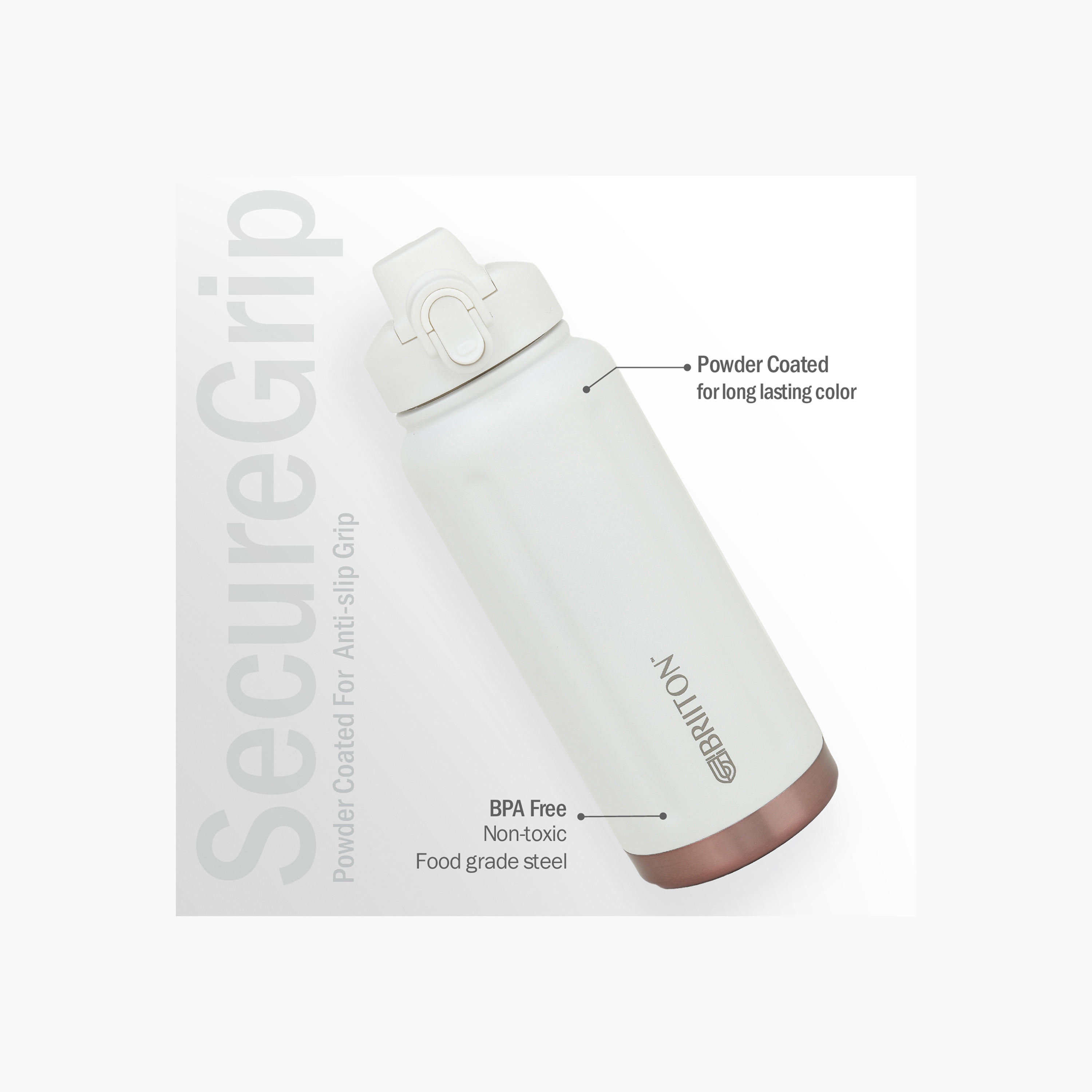 قارورة مياه ستانلس ستيل عازلة بطبعات شعار من بريتون - 750 مل-household-dining-drinkserveware-bottles-image-2