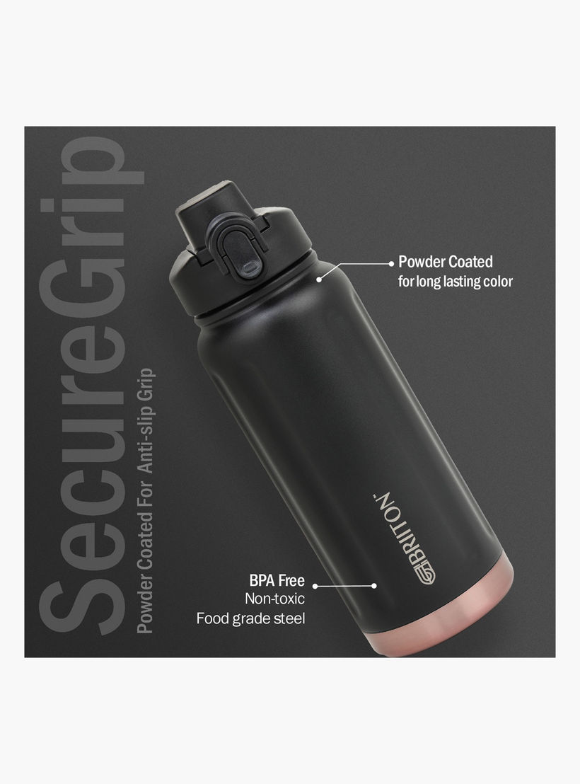 Briiton Logo Print Insulated Stainless Steel Water Bottle - 750 ml-household-dining-drinkserveware-bottles-image-2