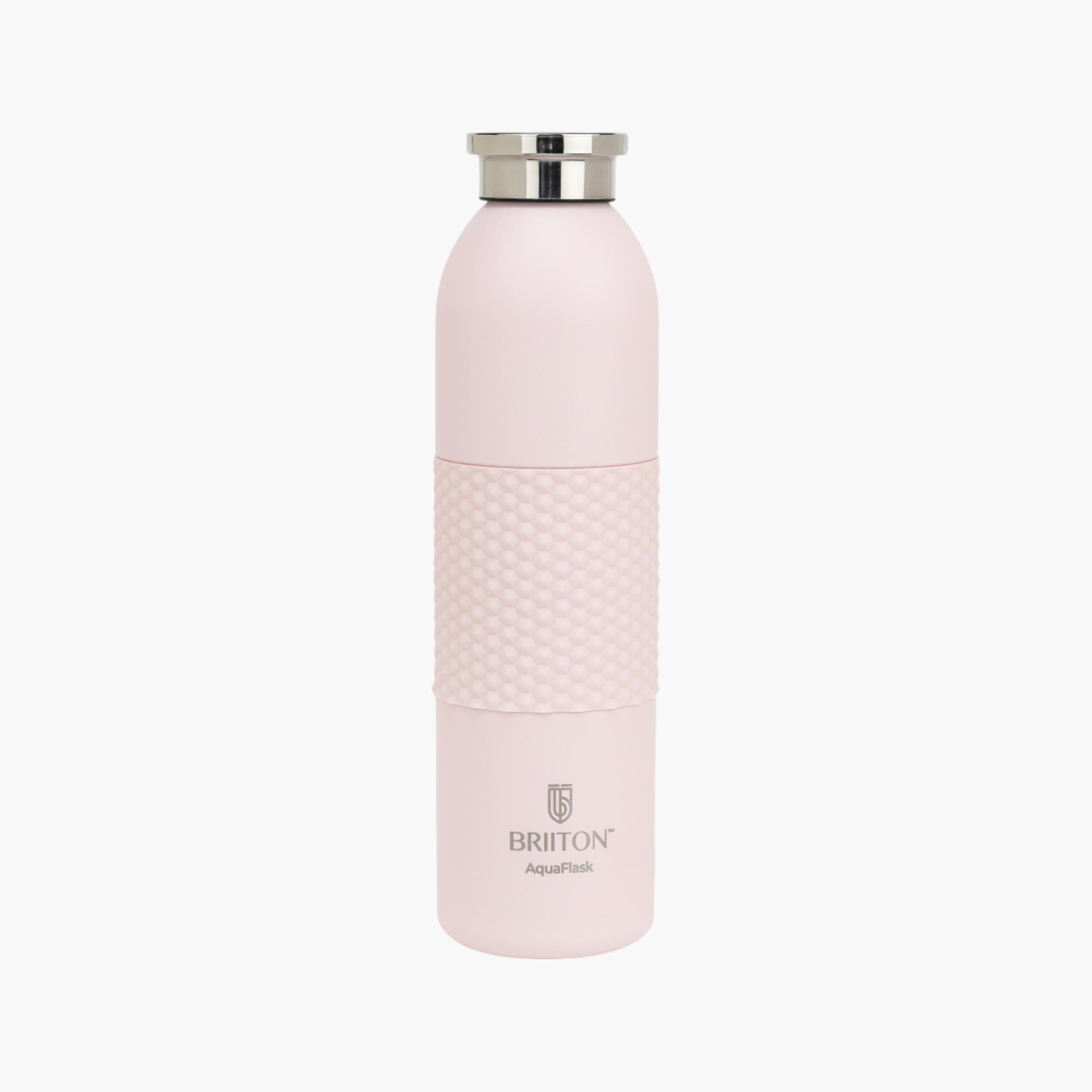 قارورة مياه ستانلس ستيل عازلة للحرارة بطبعات شعار من بريتون - 620 مل-household-dining-drinkserveware-bottles-image-1