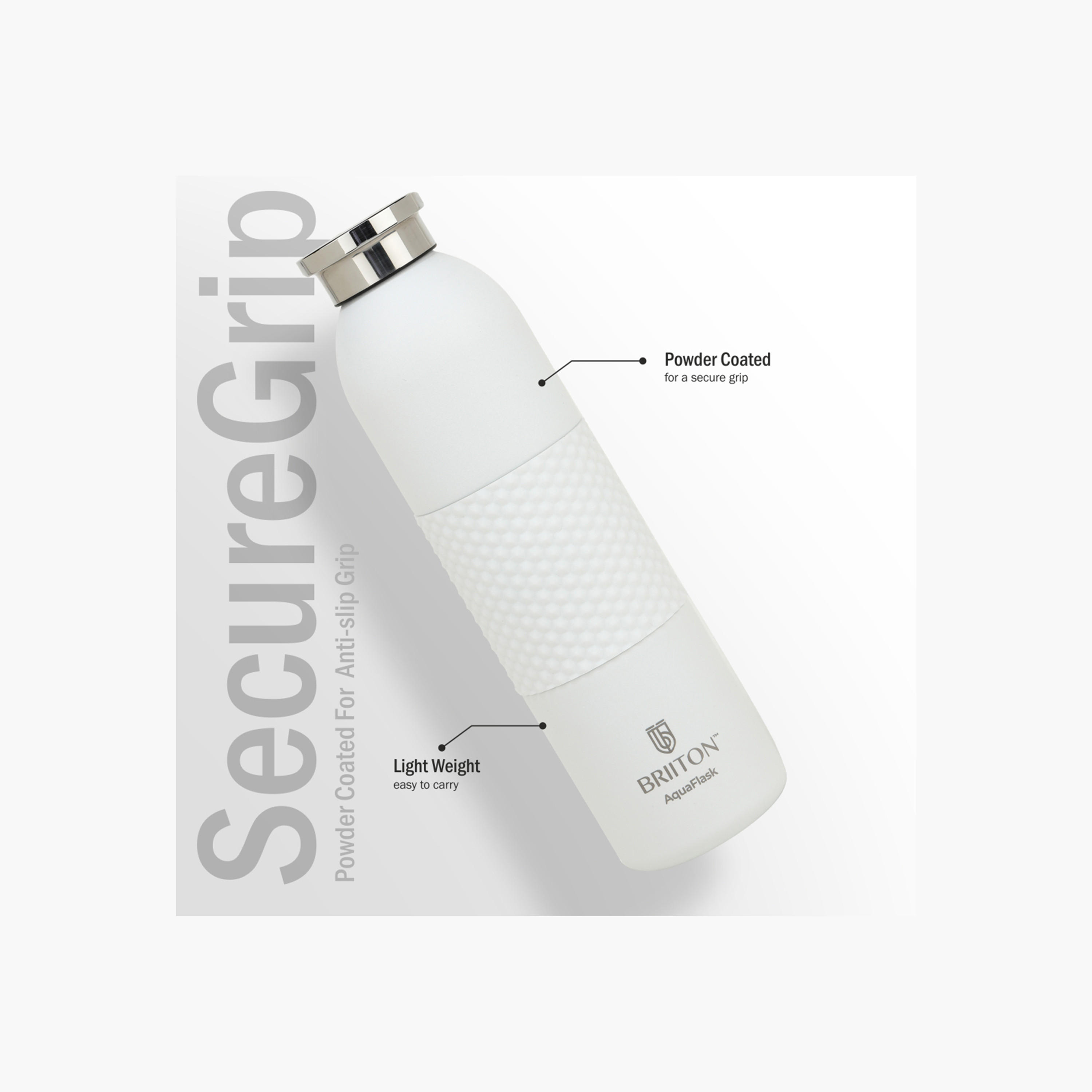 Briiton Logo Print Insulated Stainless Steel Water Bottle - 620 ml-household-dining-drinkserveware-bottles-image-2