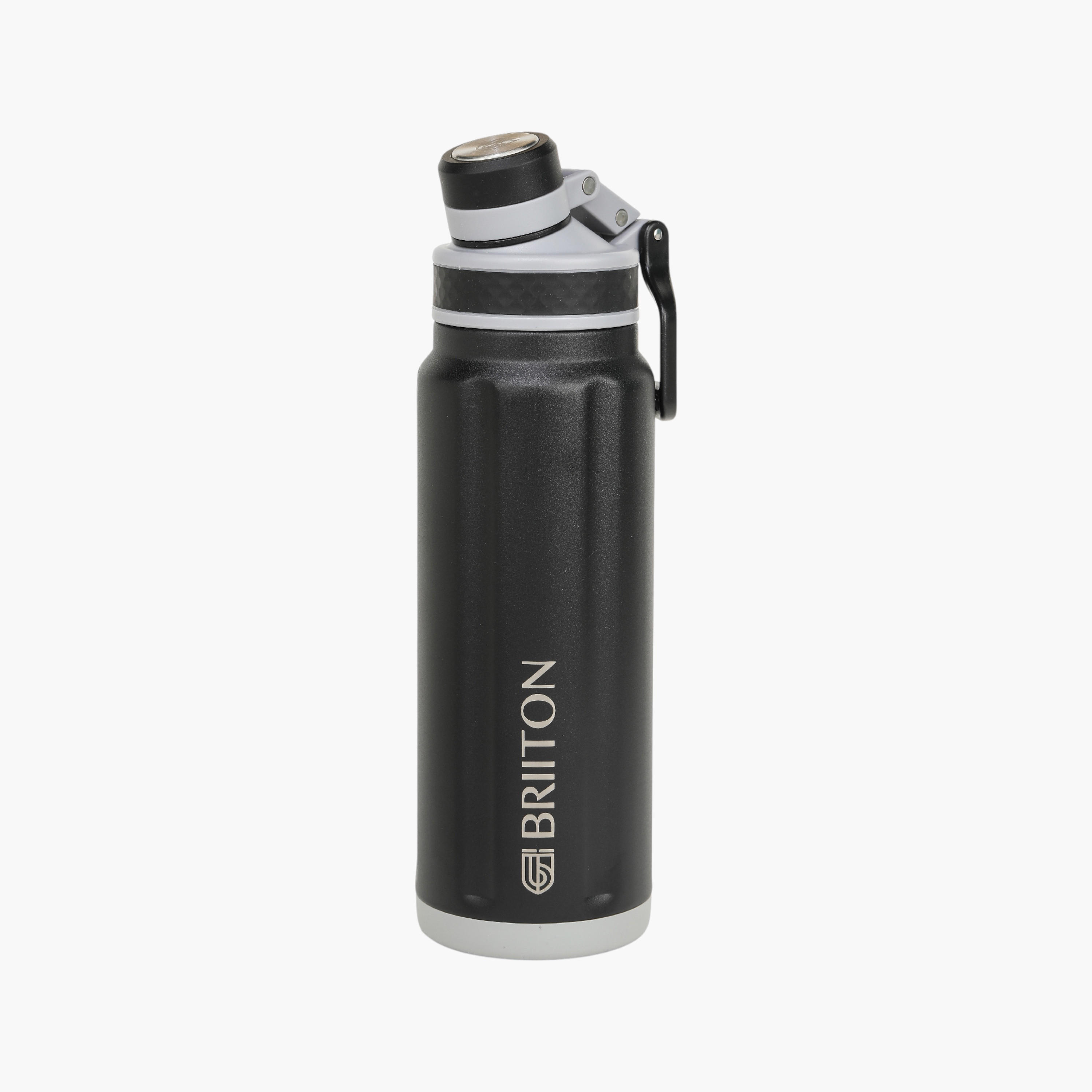 قارورة مياه ستانلس ستيل عازلة بطبعات شعار من بريتون - 850 مل-household-dining-drinkserveware-bottles-image-1