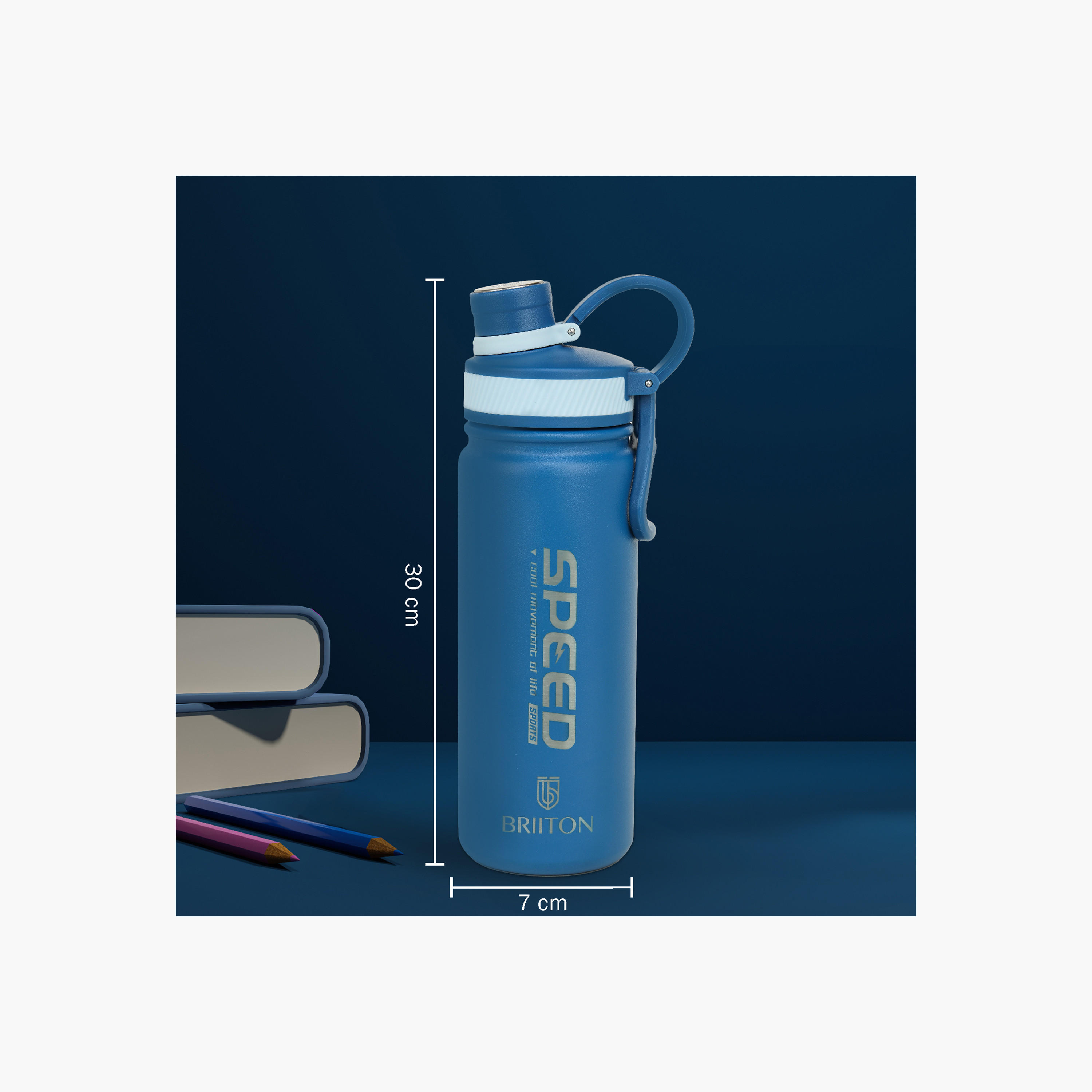 Briiton Printed Insulated Stainless Steel Water Bottle - 750 ml-household-dining-drinkserveware-bottles-image-3