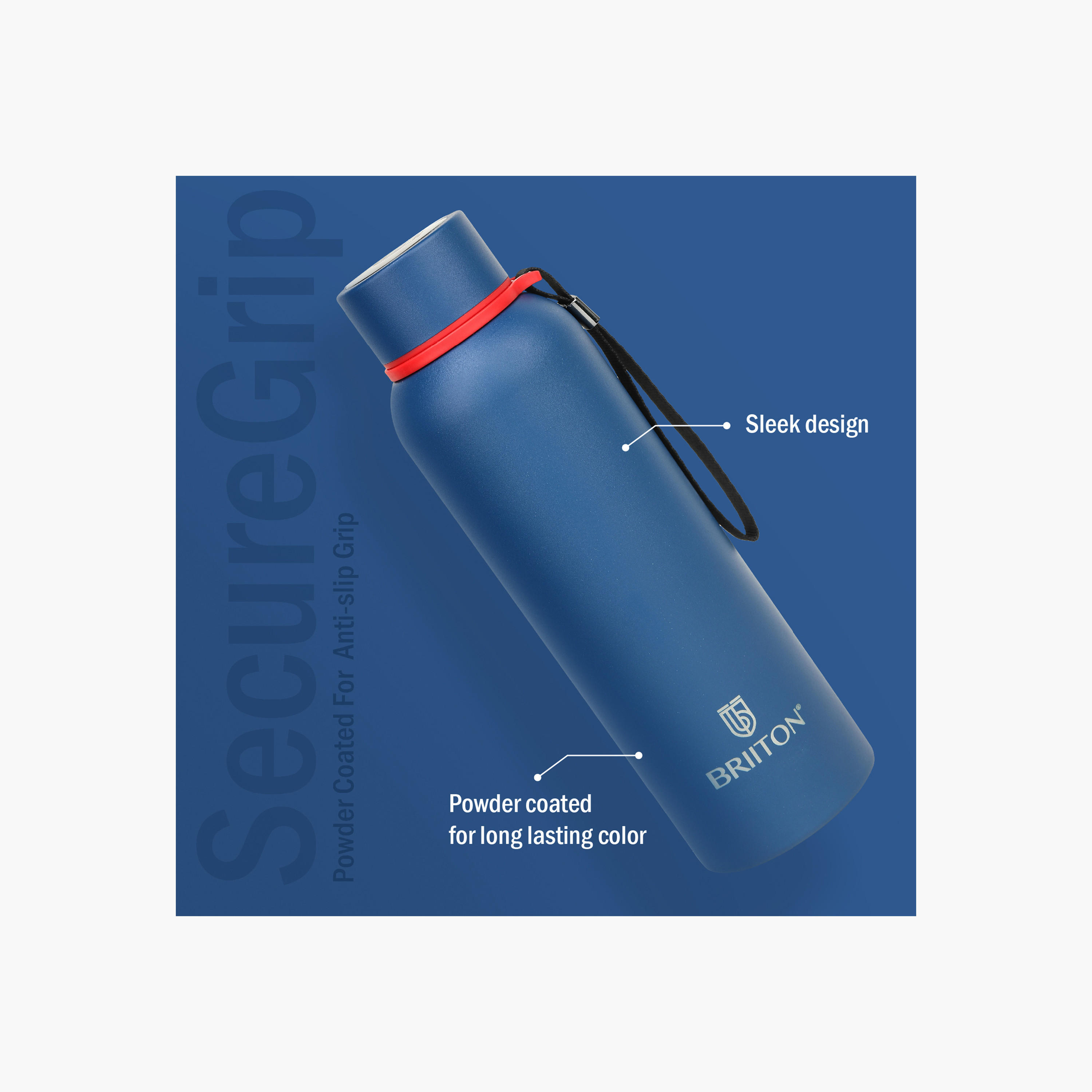 Briiton Logo Print Insulated Stainless Steel Water Bottle - 750 ml-household-dining-drinkserveware-bottles-image-2