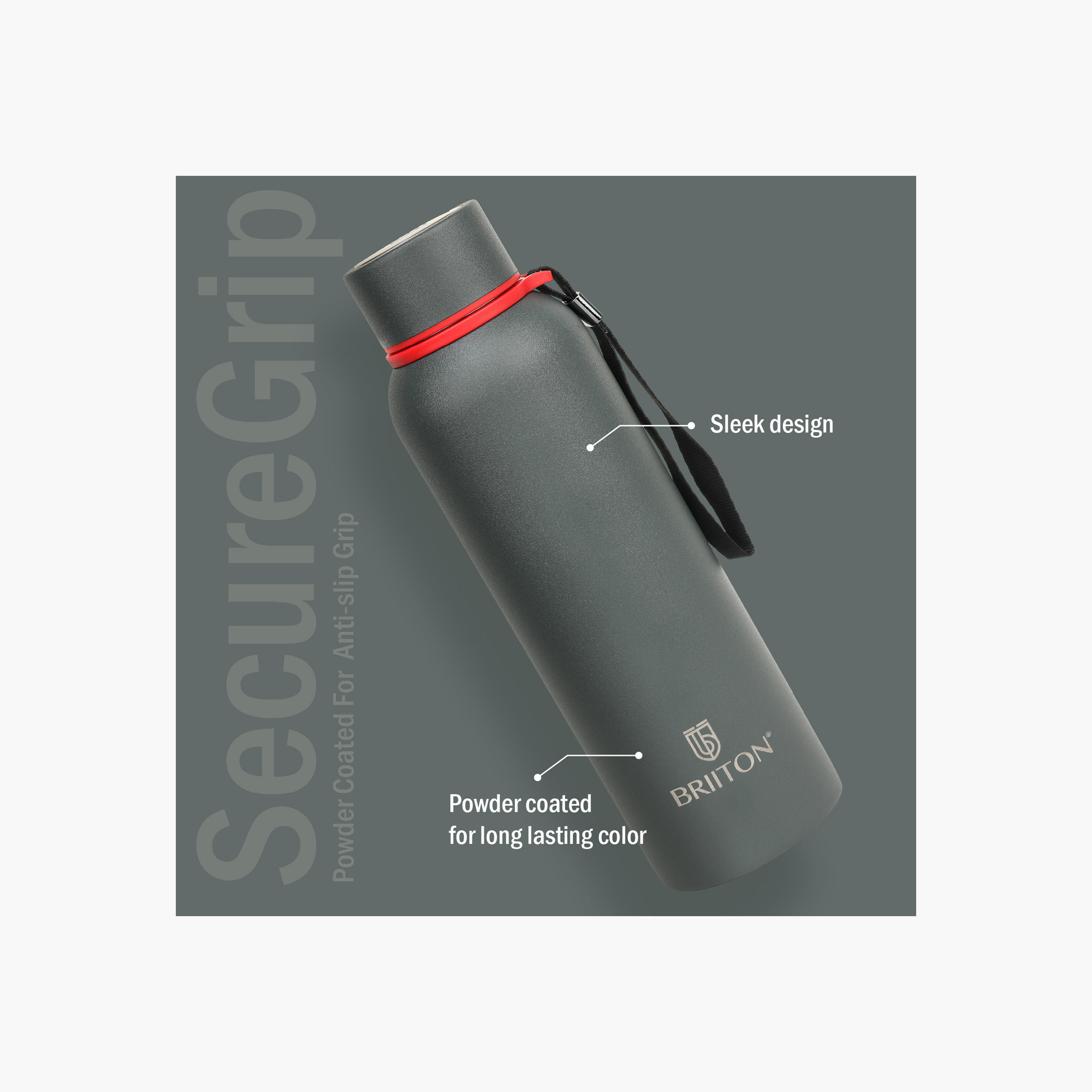 Briiton Logo Print Insulated Stainless Steel Water Bottle - 750 ml-household-dining-drinkserveware-bottles-image-2