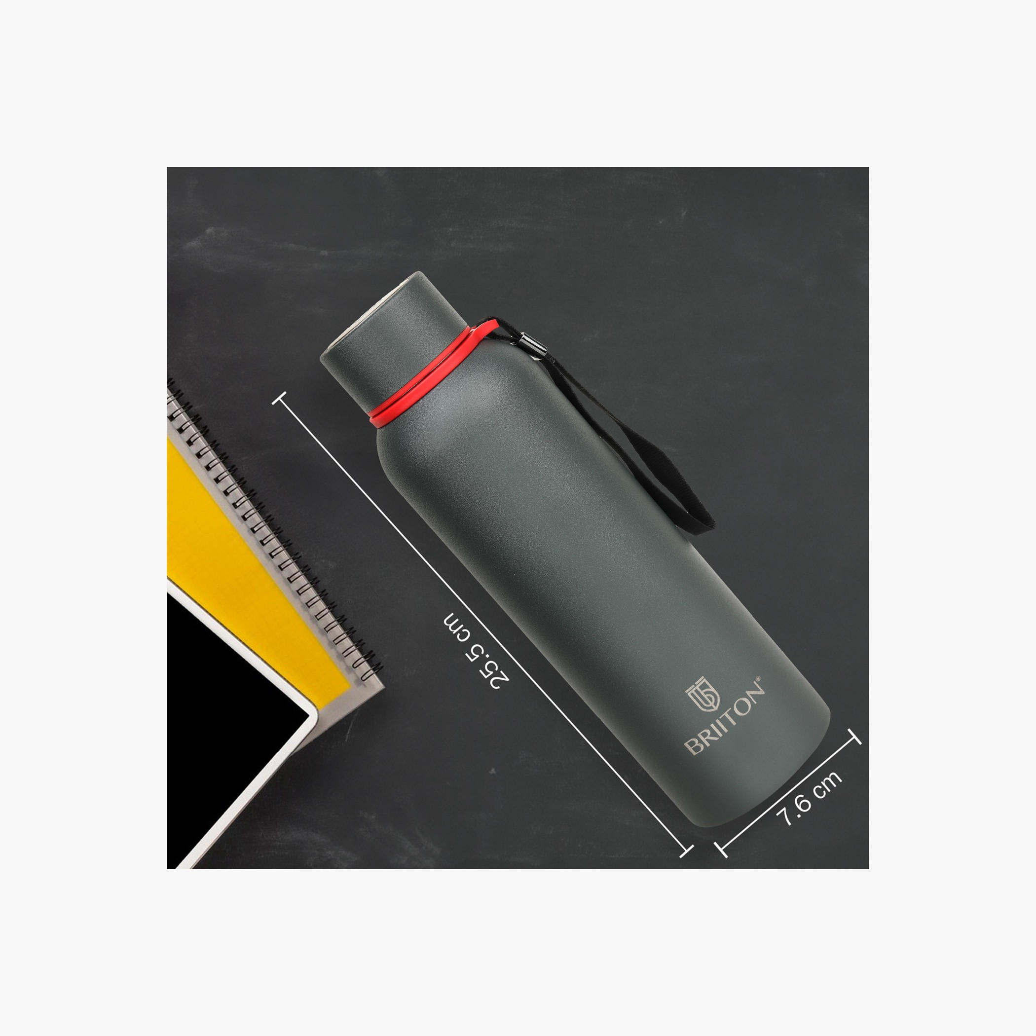 Briiton Logo Print Insulated Stainless Steel Water Bottle - 750 ml-household-dining-drinkserveware-bottles-image-3