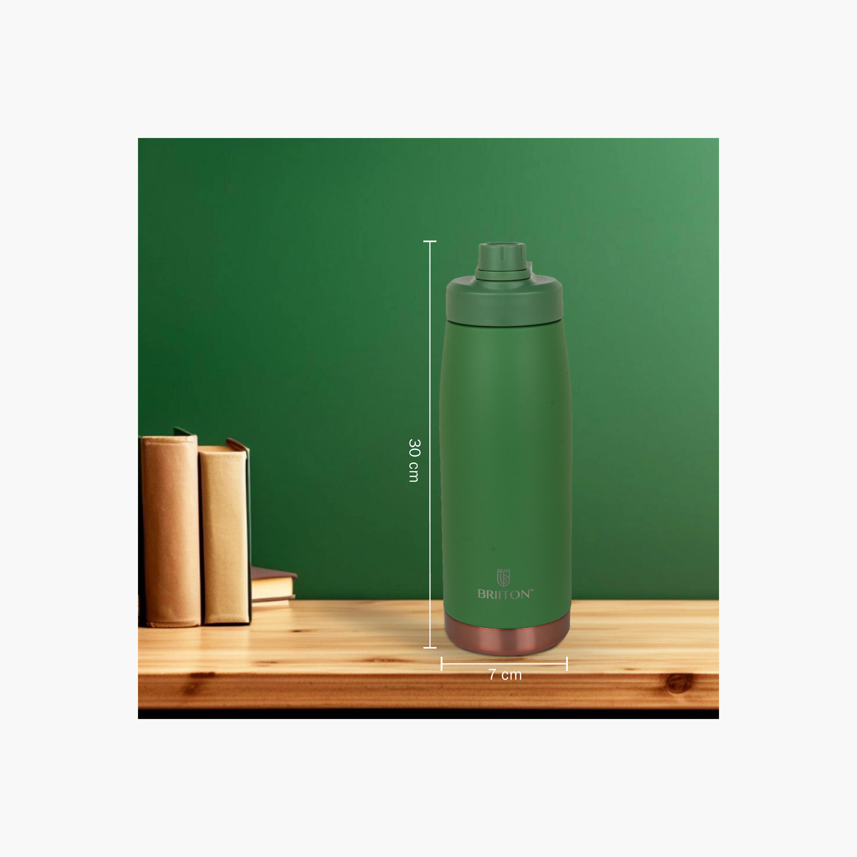 Briiton Logo Print Insulated Stainless Steel Water Bottle - 1 L-household-dining-drinkserveware-bottles-image-3